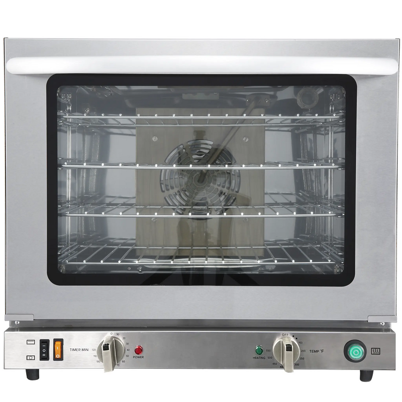 Alpha ACCH-H4 electric countertop convection oven with grill and humidity, stainless steel with glass door