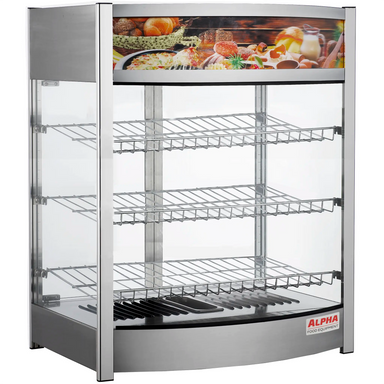 Alpha ADW-137 Glass Display 26" Food Warmer-Phoenix Food Equipment