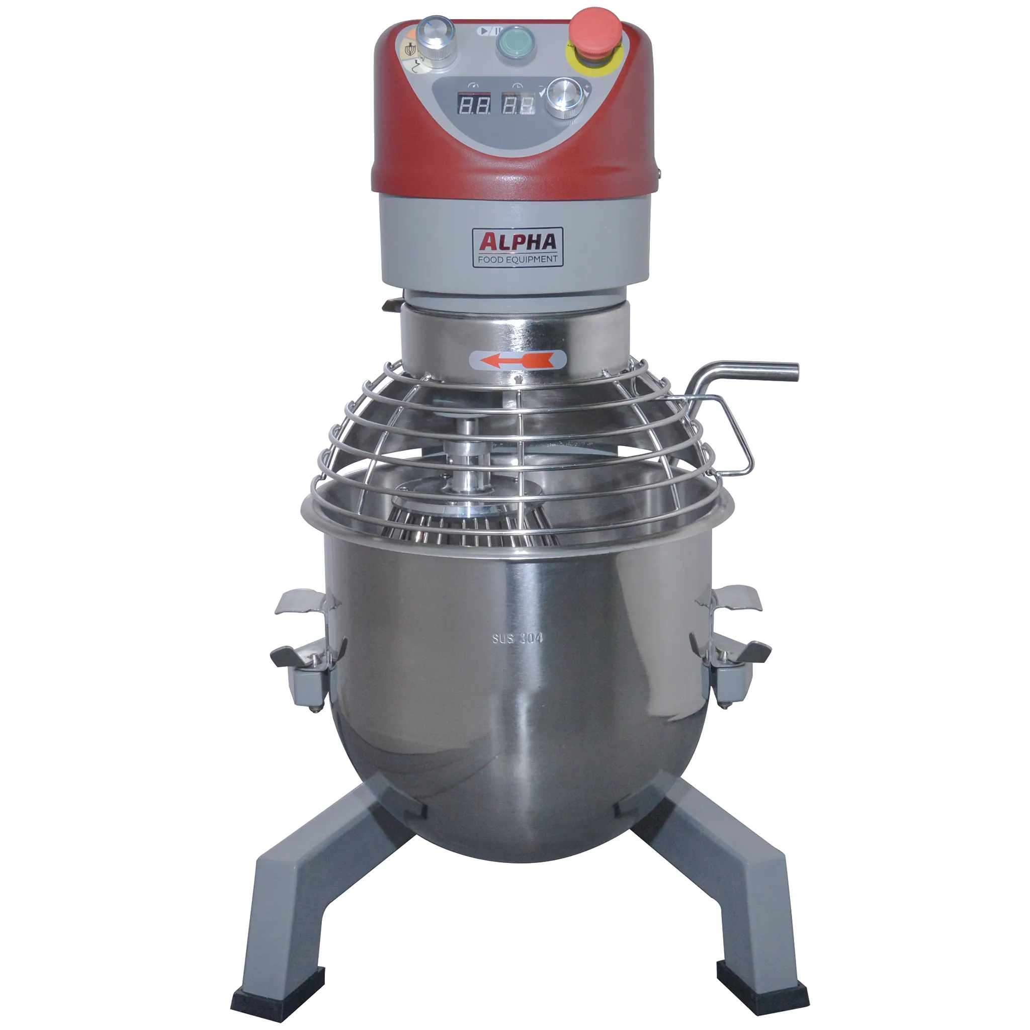 Alpha AVP-20 Commercial Planetary Stand Mixer - 20 Qt Capacity, 120V-Phoenix Food Equipment