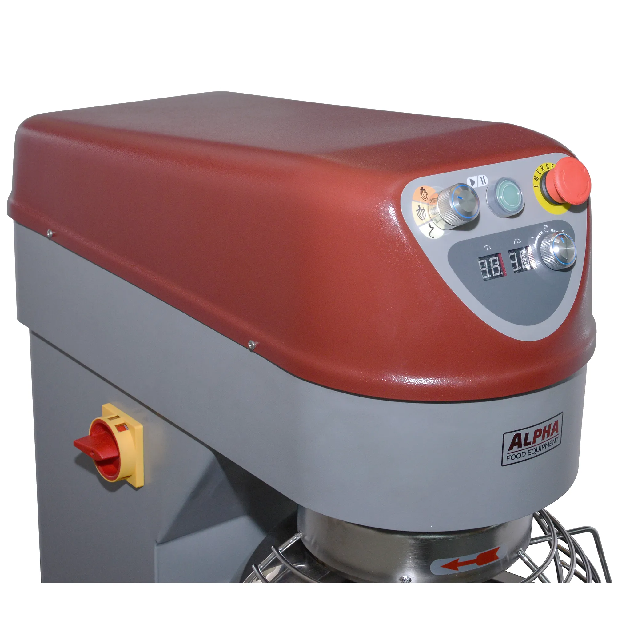 Alpha AVP-30 Commercial Planetary Stand Mixer - 30 Qt Capacity, 120V-Phoenix Food Equipment