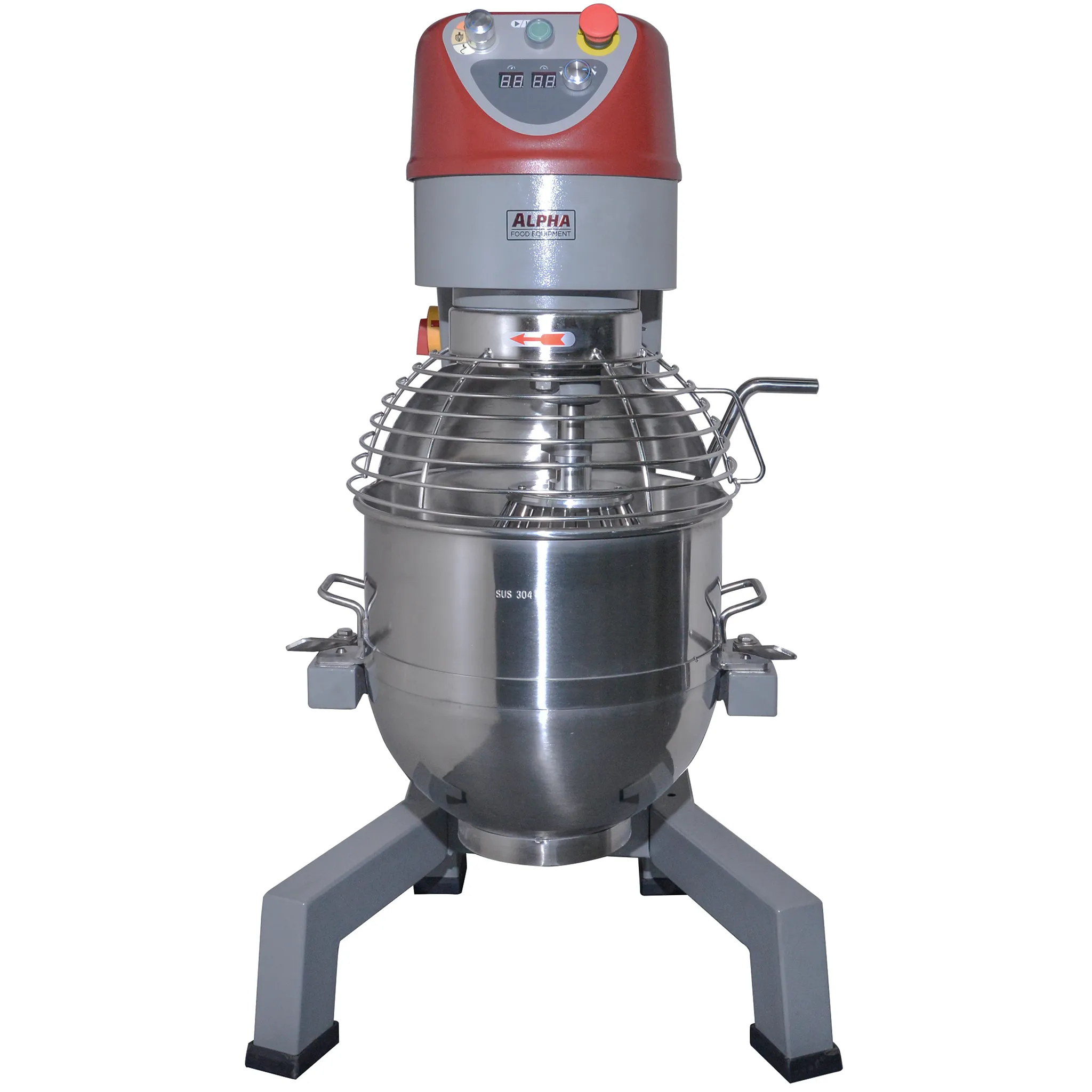 Alpha AVP-40 Commercial Planetary Stand Mixer - 40 Qt Capacity, 120V-Phoenix Food Equipment