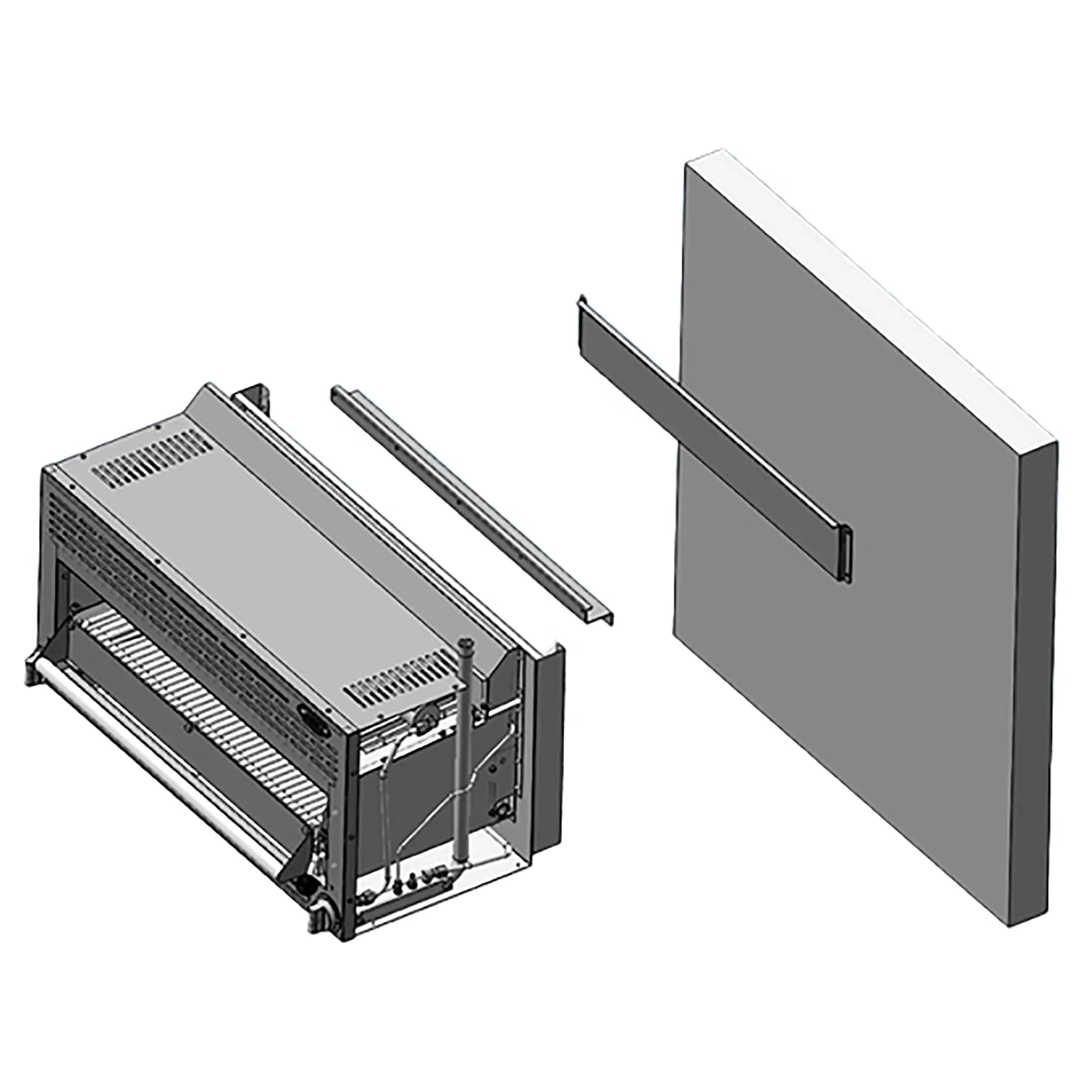 Atosa 21208001048 Wall Mount Bracket for Melter & Broiler-Phoenix Food Equipment