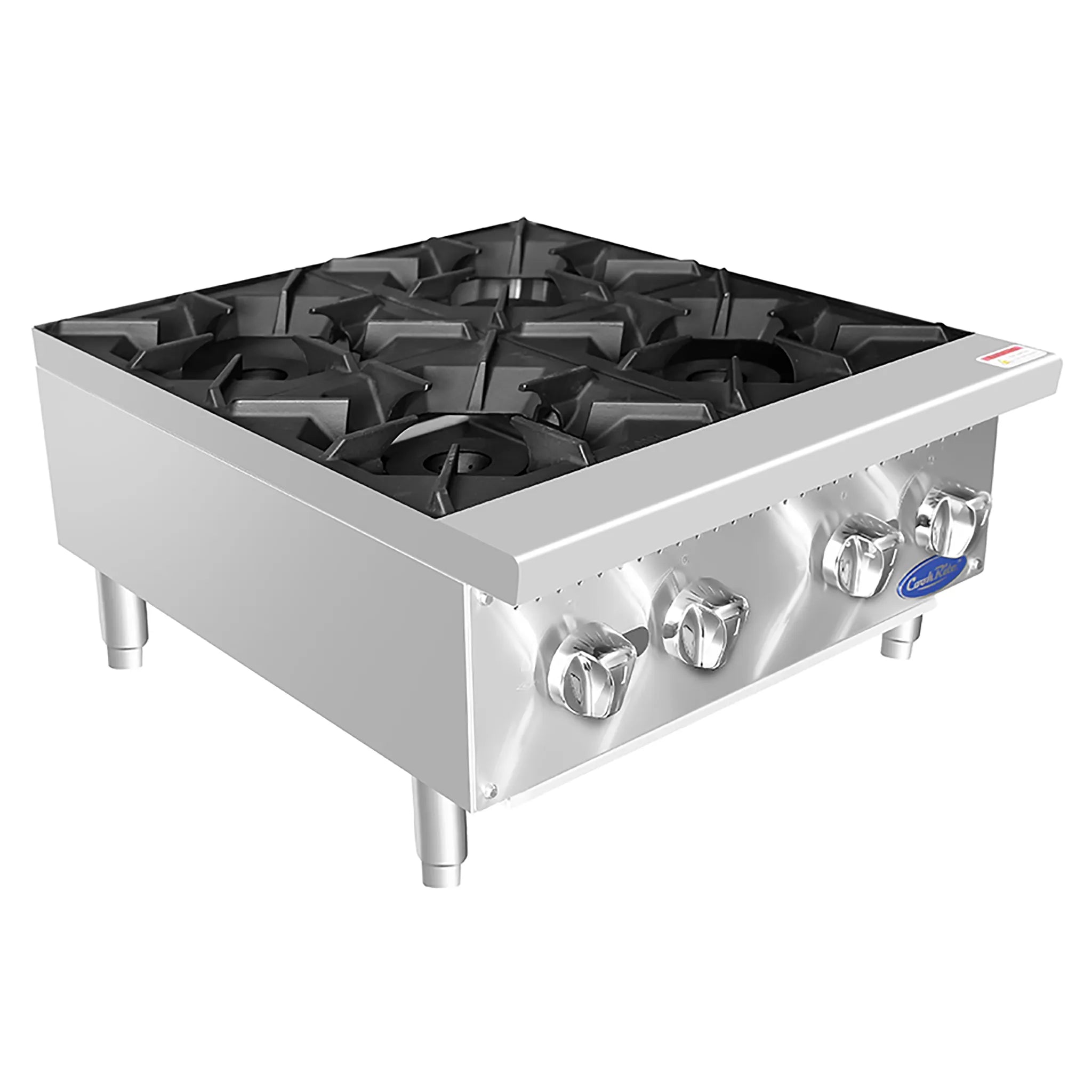 Atosa ACHP-4 Natural Gas/Propane 24" Open Burner - 4 Burners, 32,000 BTUs/Burner-Phoenix Food Equipment