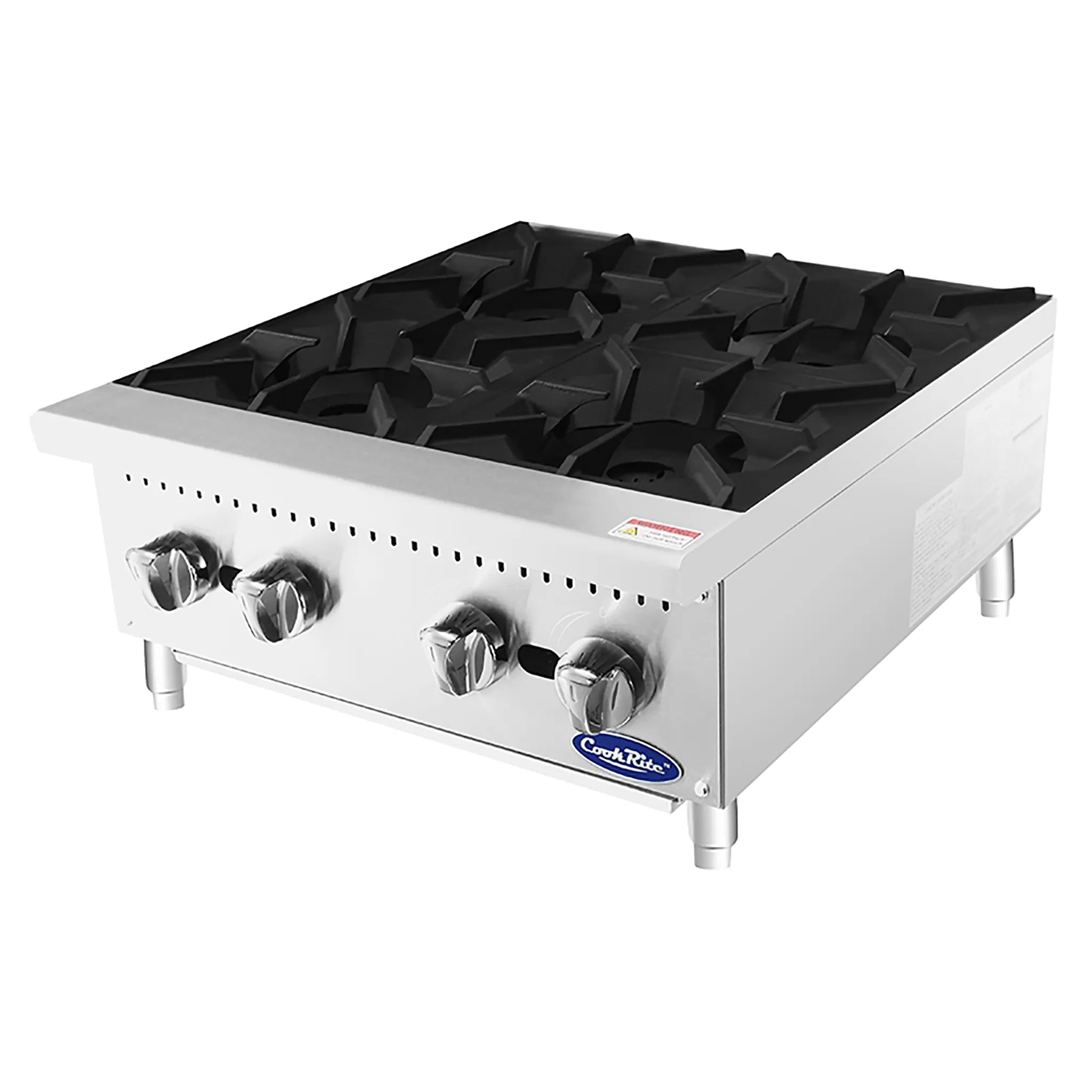 Atosa ACHP-4 Natural Gas/Propane 24" Open Burner - 4 Burners, 32,000 BTUs/Burner-Phoenix Food Equipment