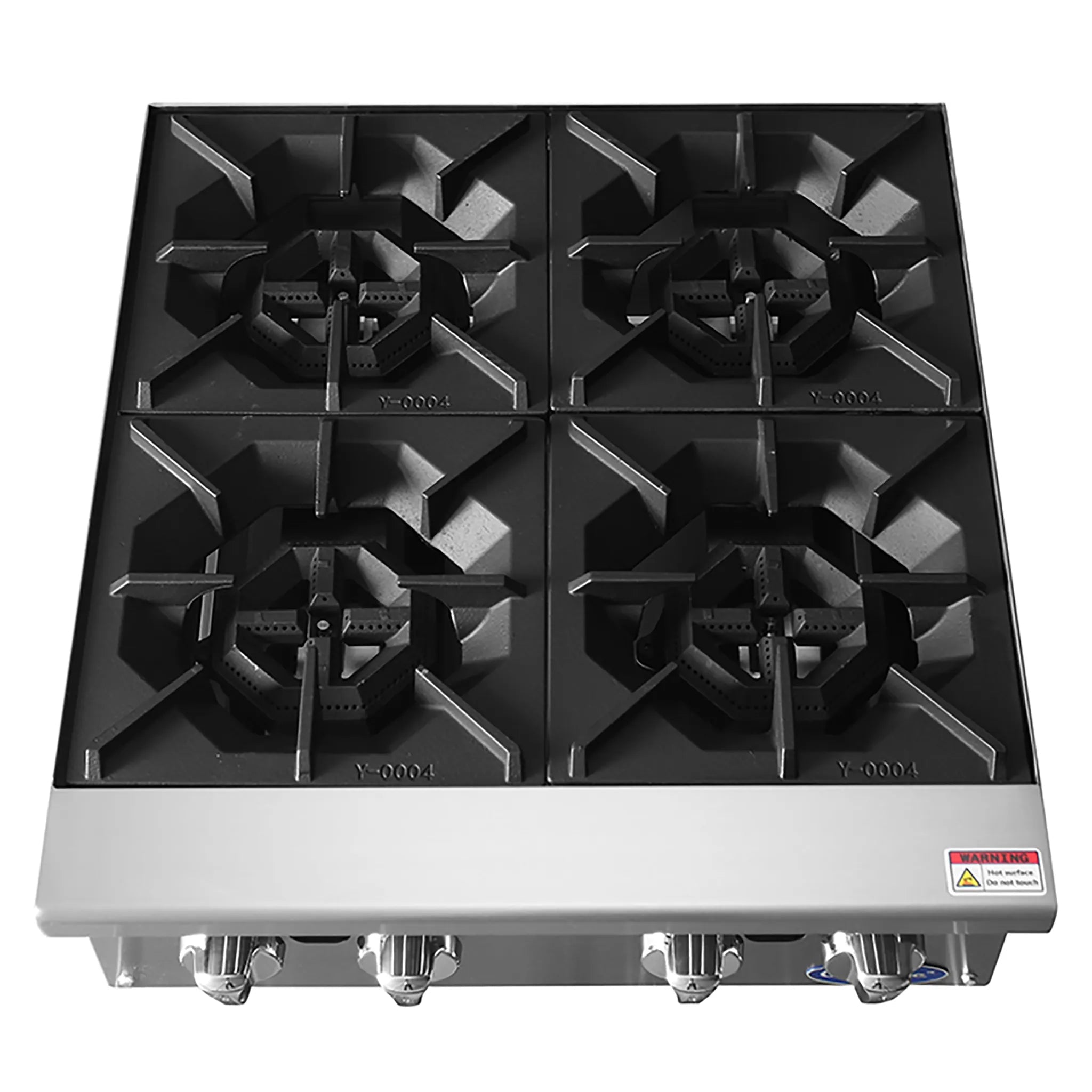 Atosa ACHP-4 Natural Gas/Propane 24" Open Burner - 4 Burners, 32,000 BTUs/Burner-Phoenix Food Equipment