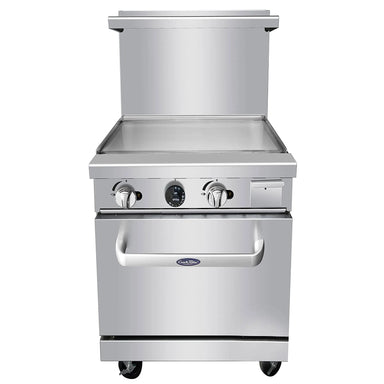 Atosa AGR-24G Natural Gas/Propane 24" Griddle Top Range - 24" Griddle-Phoenix Food Equipment