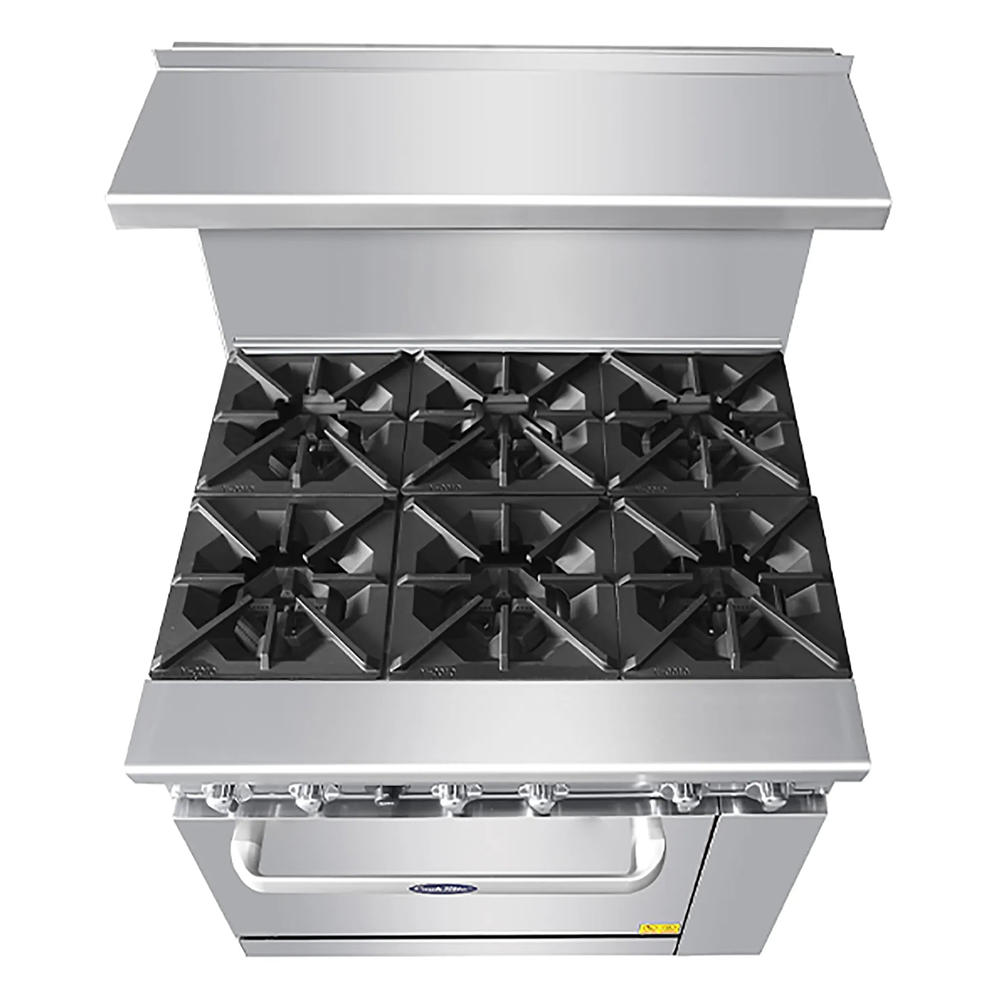 Atosa AGR-6B Natural Gas/Propane 36" Stove Top Range - 6 Burners-Phoenix Food Equipment