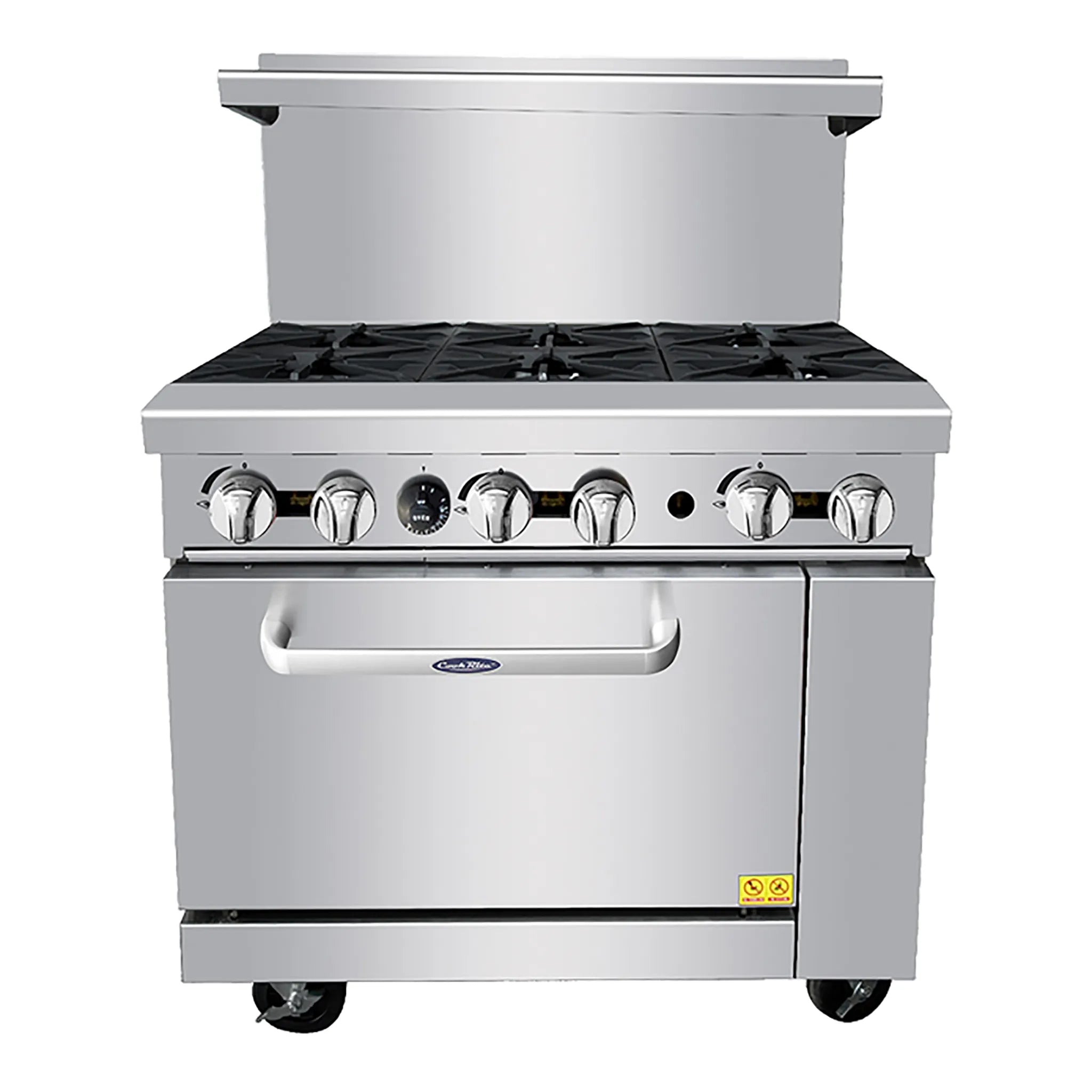 Atosa AGR-6B Natural Gas/Propane 36" Stove Top Range - 6 Burners-Phoenix Food Equipment