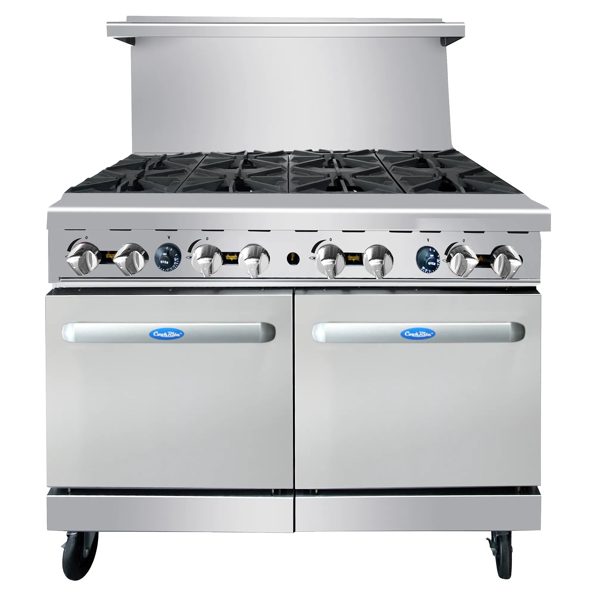 Atosa AGR-8B Natural Gas/Propane 48" Stove Top Cooking Range - 8 Burners-Phoenix Food Equipment