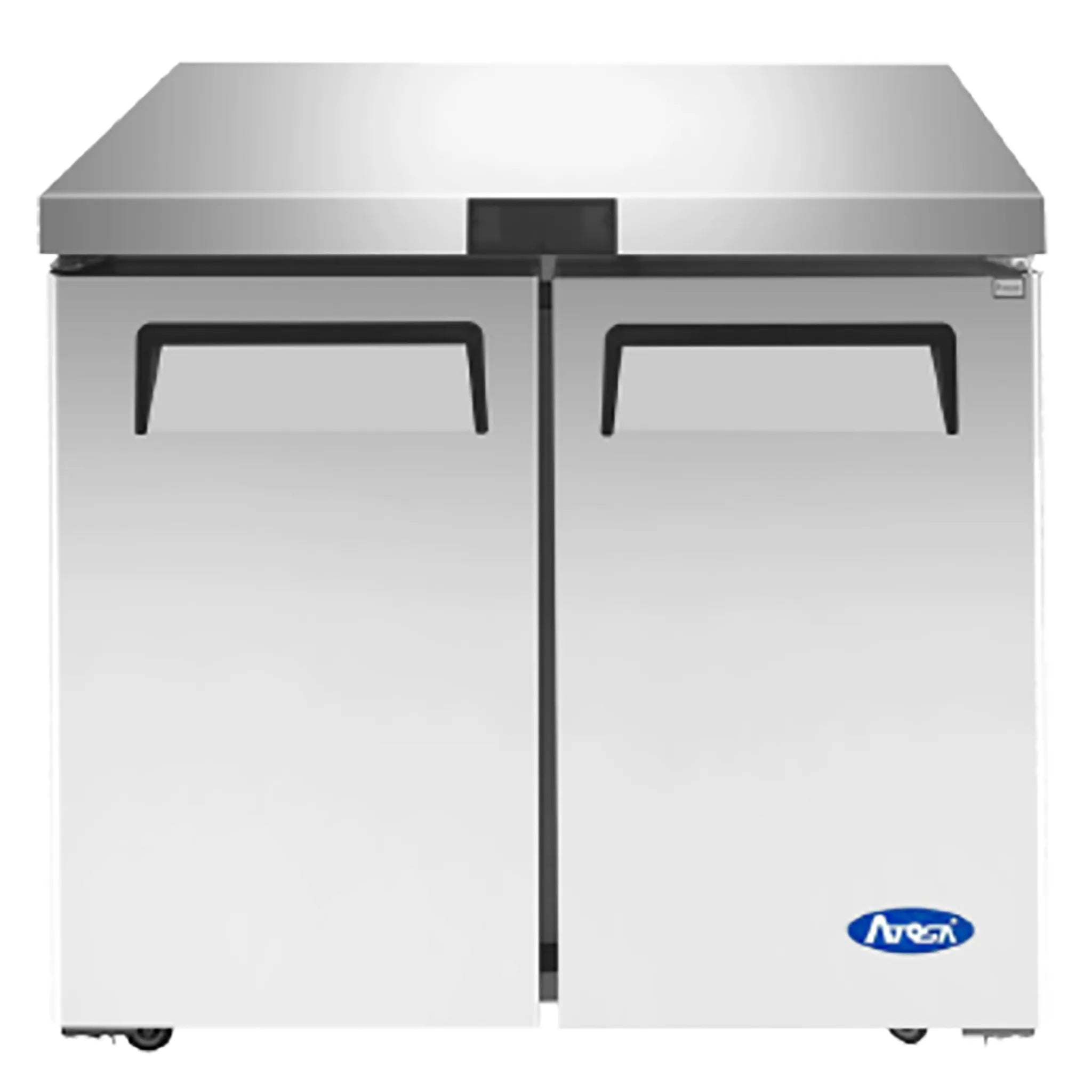 Atosa MGF36FGR Double Door 36" Freezer Work Table-Phoenix Food Equipment
