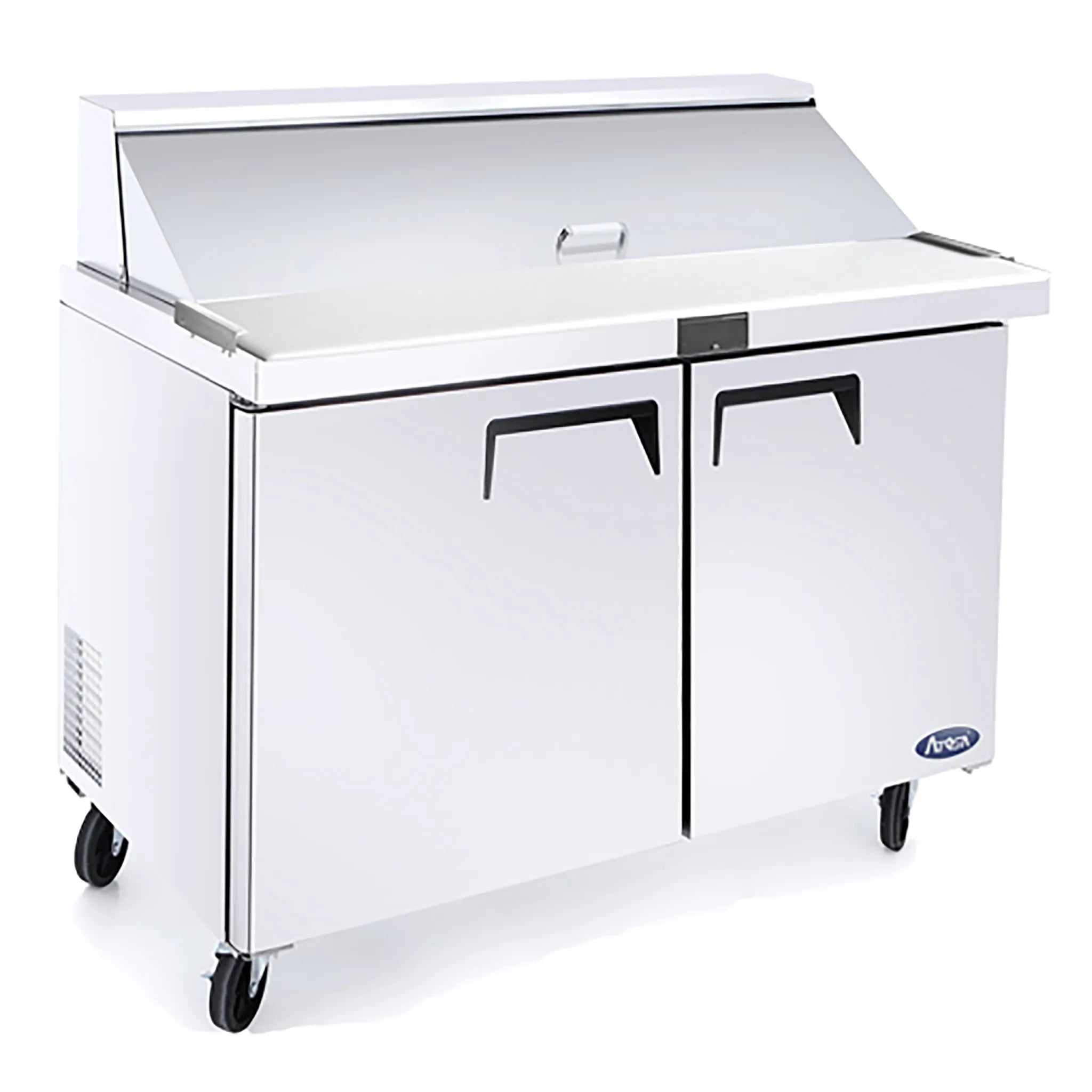 Atosa MSF8306GR Double Door 48" Refrigerated Mega Top Sandwich Prep Table-Phoenix Food Equipment