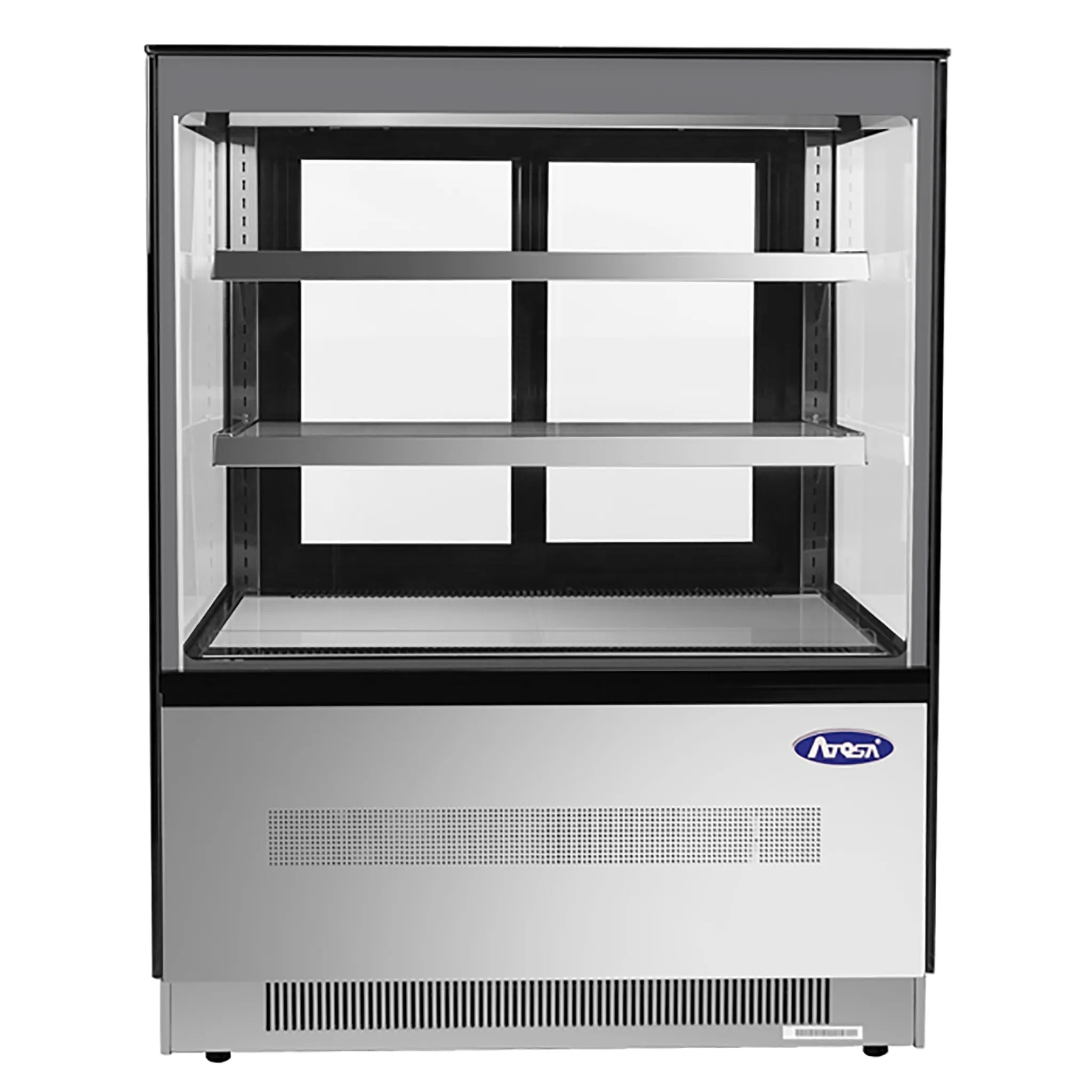 Atosa RDCS-35 Square Glass 2 Tier 36" Refrigerated Pastry Display Case-Phoenix Food Equipment