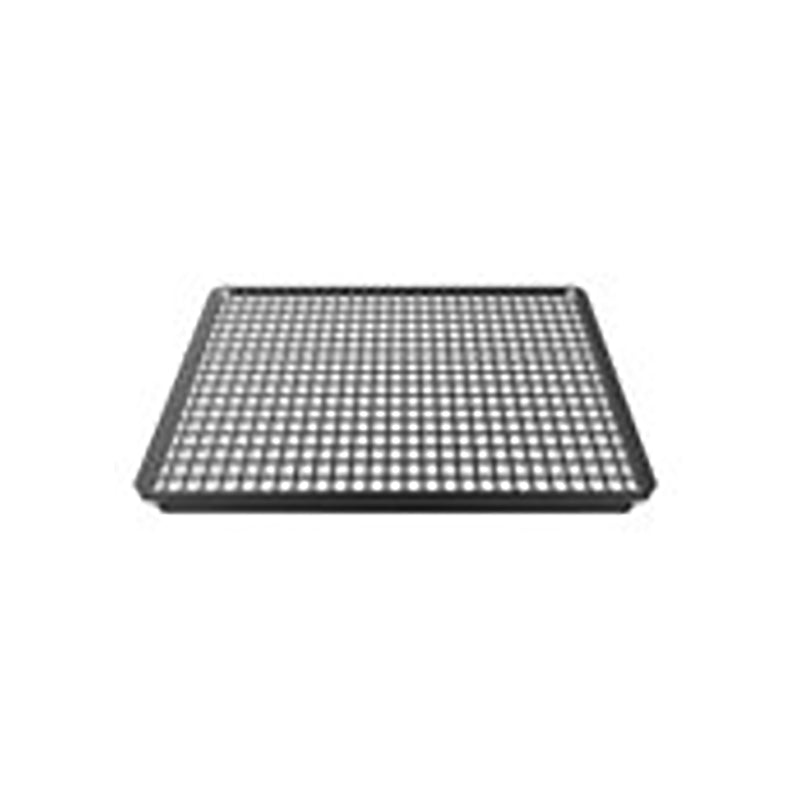 Atosa WA300018 black non-stick combi oven grill grate with raised edges, available in half or full size