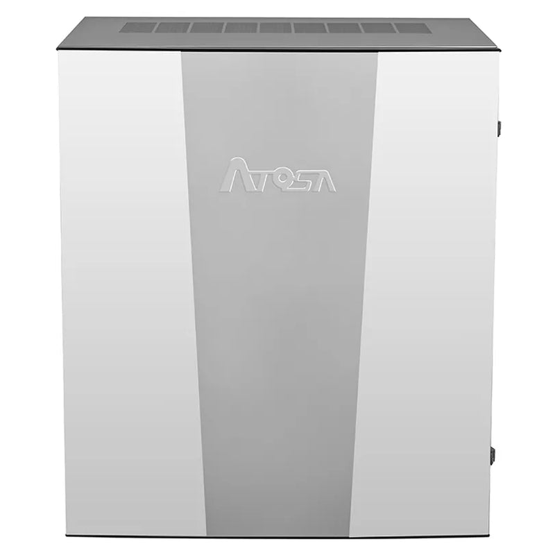 Atosa YRM0800A-261 30-inch stainless steel modular cube ice machine head, 800 lb per day, front view