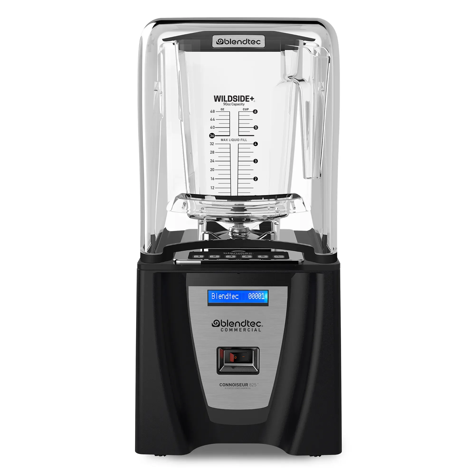 Blendtec 825 Connoisseur Commercial Blender with Sound Enclosure - 48Oz/1.4L Capacity, 3.8HP-Phoenix Food Equipment