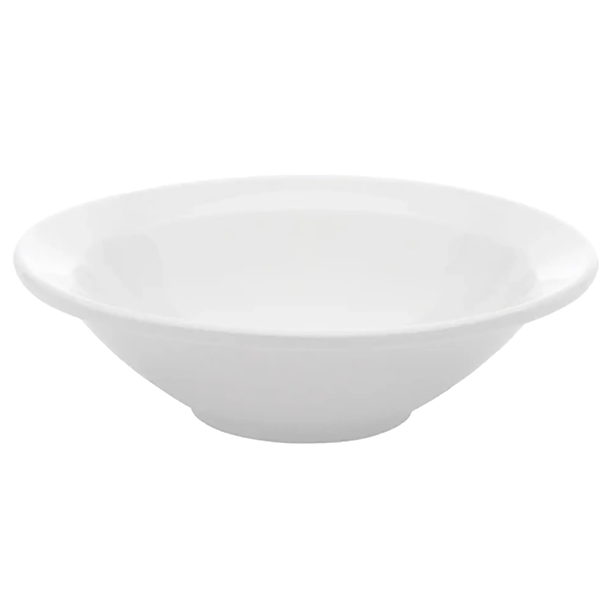 Browne PALM 6.5" White Porcelain Grapefruit Bowl (Pack of 12) - 15 Oz Capacity-Phoenix Food Equipment