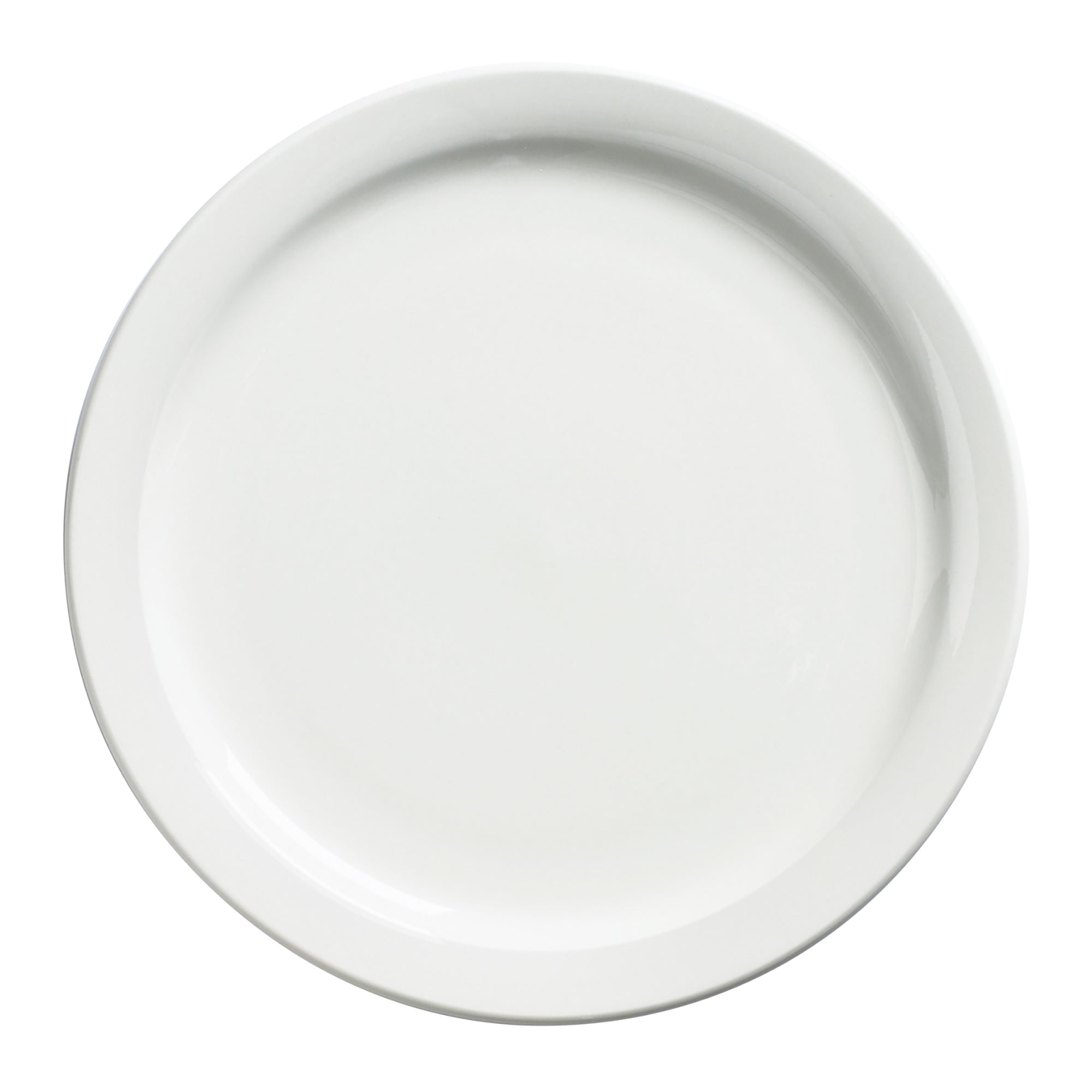 Browne PALM White Porcelain Round Dinner Plate (Pack of 12) - Various Sizes-Phoenix Food Equipment