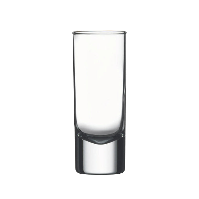 Browne SIDE-HEAVY SHAM 2 oz clear glass cordial glass with tall slim body and heavy sham base, pack of 12