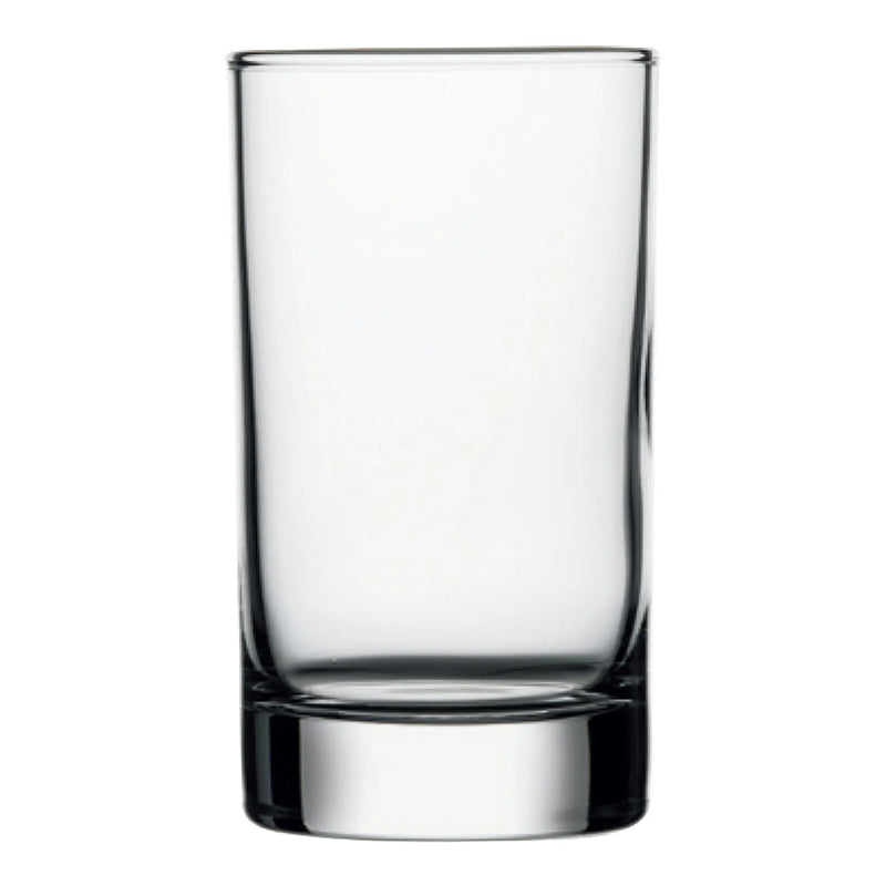 Browne SIDE-HEAVY SHAM 5.25 oz clear glass juice glass with straight sides and thick heavy base, pack of 12
