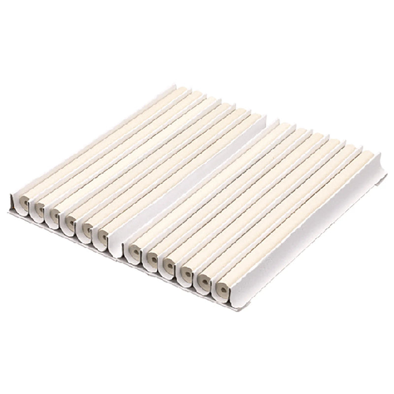 Emberglo 4576-20 ceramic rods for 31 and 41 Series broilers, pack of twelve 8.5 inch off-white rods in rows