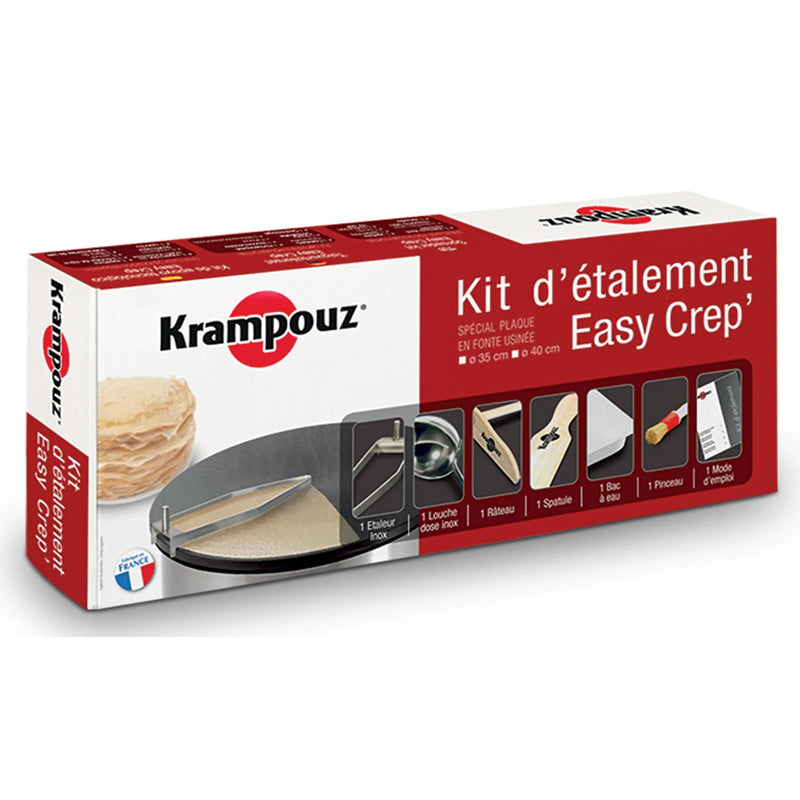 Eurodib Krampouz AKE84 Easy Crep spreading kit for crepe makers shown in its red and white retail box