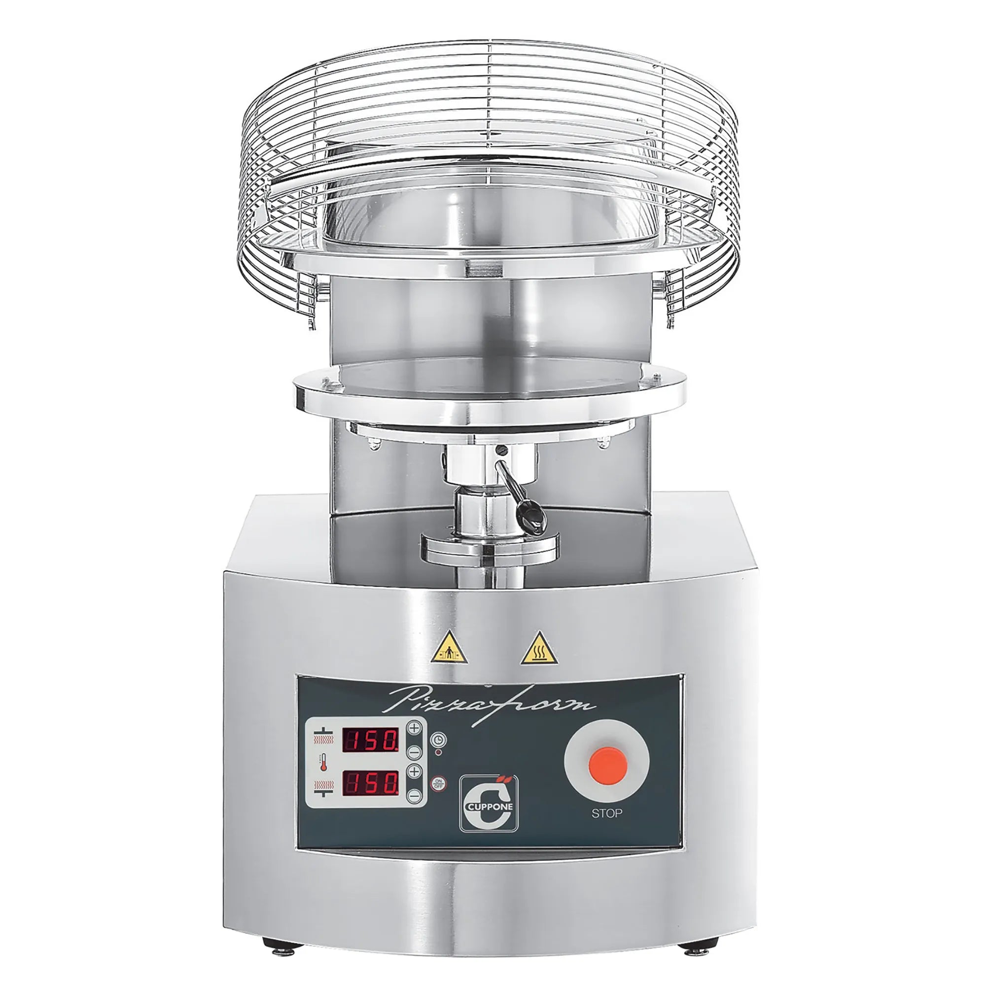 Italiana Food Tech PZP40 Pizza Dough Press - 208-240V, 6600W, Various Sizes-Phoenix Food Equipment