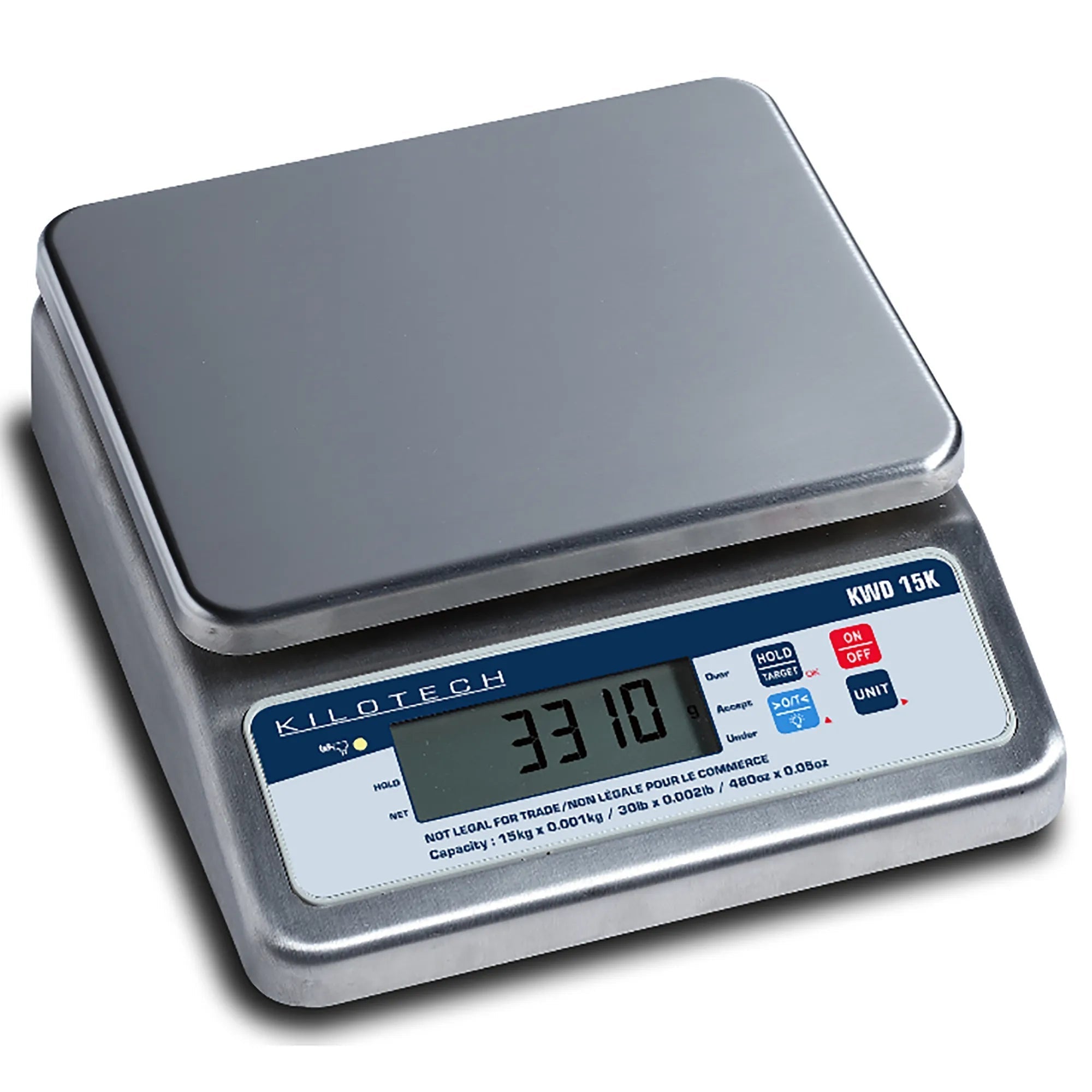 Kilotech KWD Series Portioning Scale - 30 Lbs & 60 Lbs Capacity-Phoenix Food Equipment