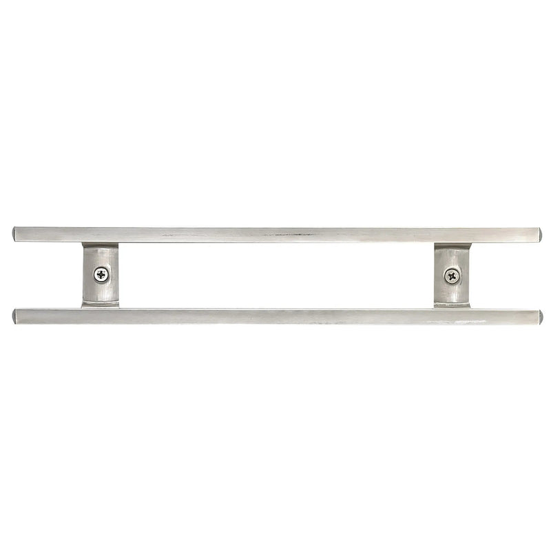 Mercer Culinary 12-inch stainless steel magnetic bar knife holder with twin rails and wall mounting brackets