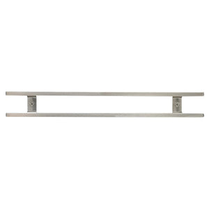 Mercer Culinary 18-inch stainless steel magnetic bar knife holder with twin rails and wall mounting brackets