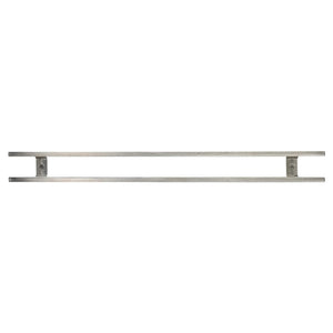 Mercer Culinary 24-inch stainless steel magnetic bar knife holder, long twin-rail design with wall mounting brackets
