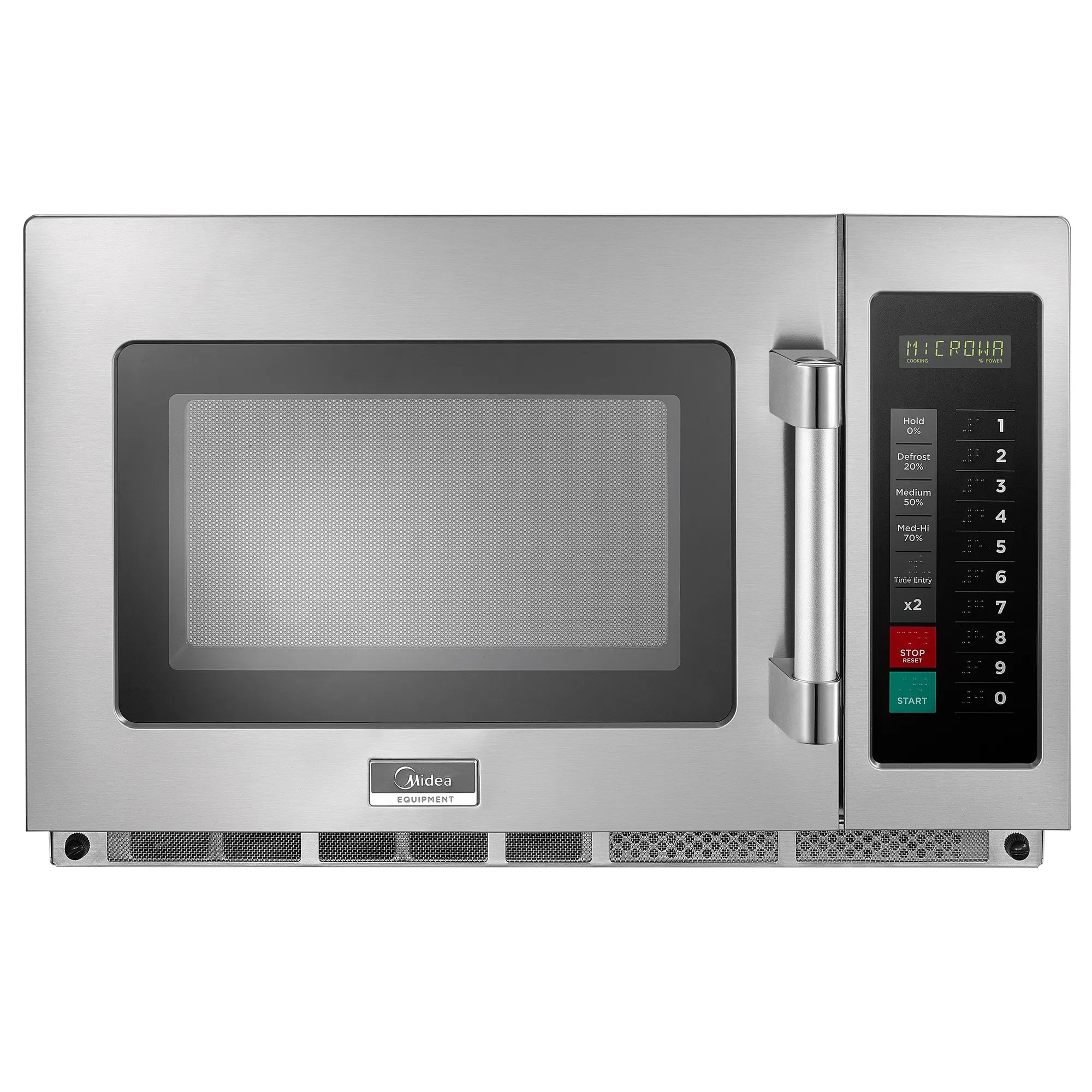 Midea 2134G1A Commercial Touchpad Microwave with Filter - 2100W, Fits 14" Platter-Phoenix Food Equipment