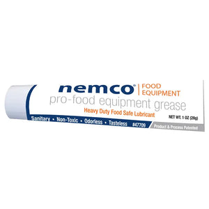 Nemco 47709 food safe grease gel, 1 oz white tube of pro-food equipment grease lubricant with orange label