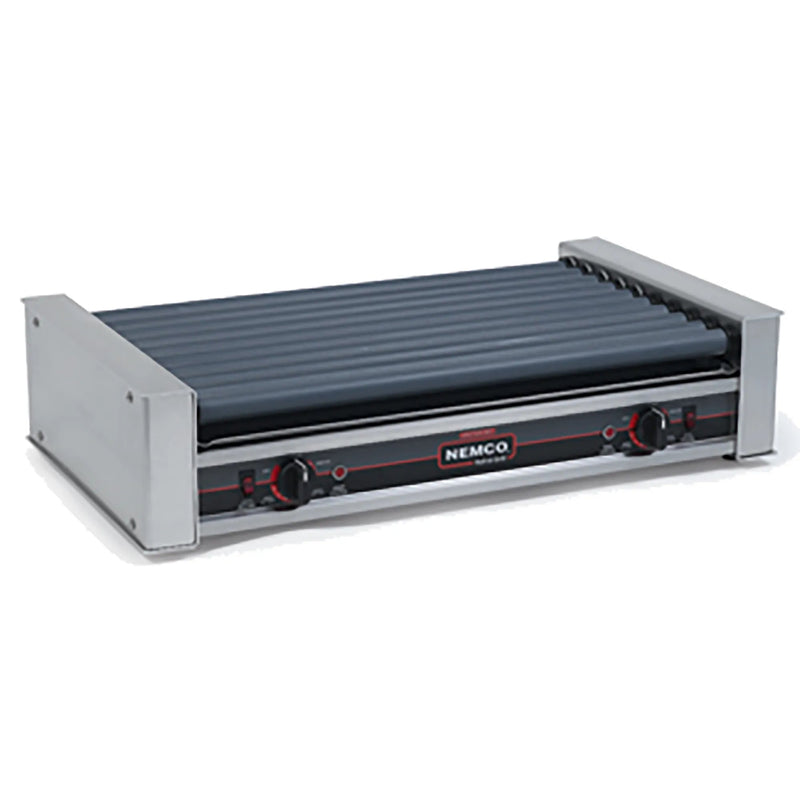 Nemco 8045W Series Wide Hot Dog Grill - 10 Rollers, 45 Hot Dog Capacity, Various Configurations-Phoenix Food Equipment