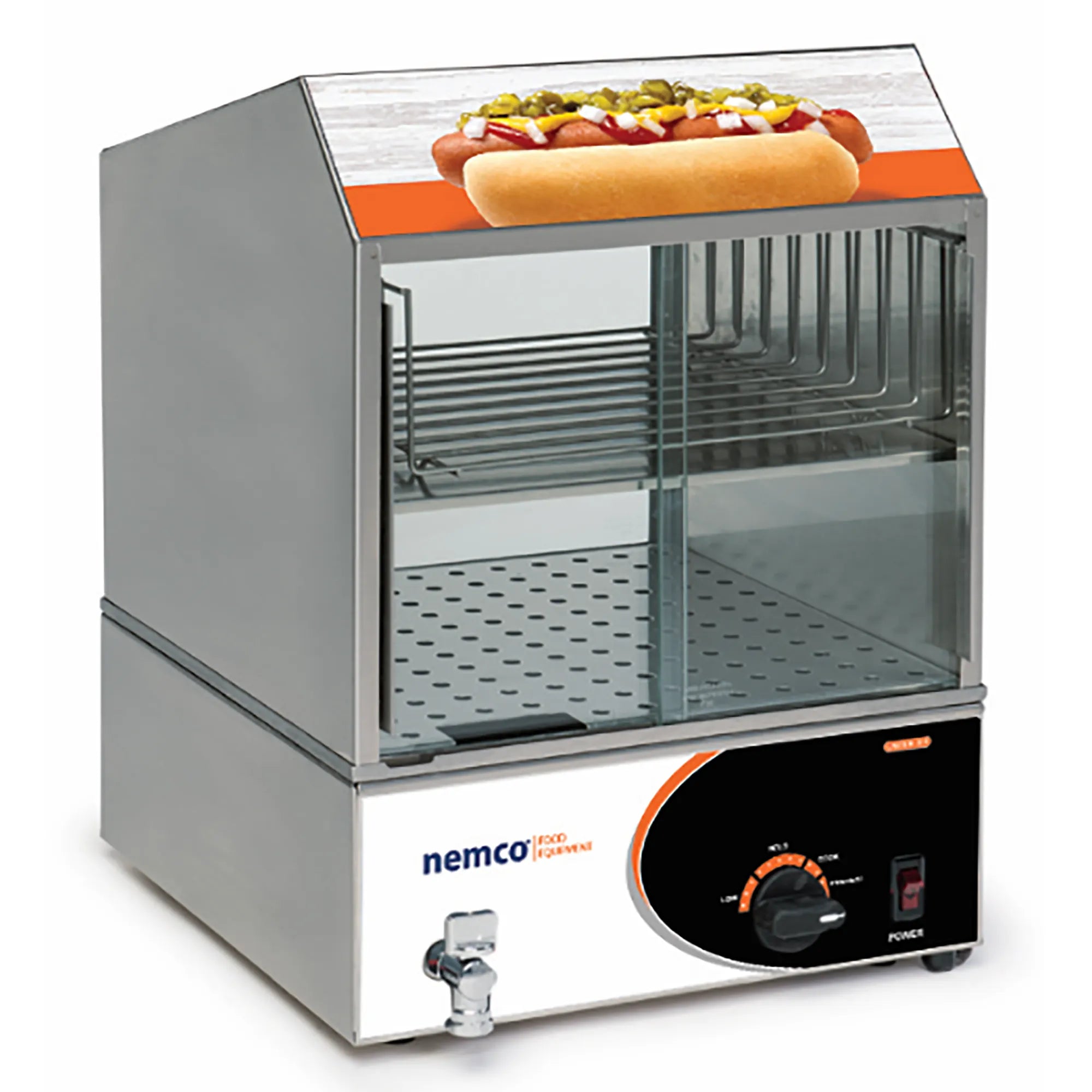 Nemco 8300 Series Hot Dog & Bun Steamer-Phoenix Food Equipment