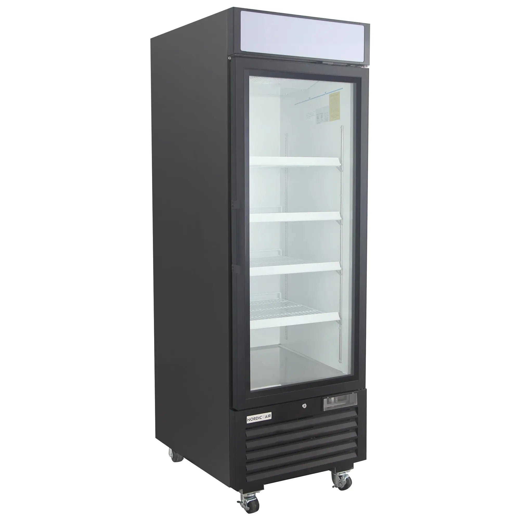 Nordic Air GFM-25C Single Swing Glass Door 28" Wide Display Freezer-Phoenix Food Equipment