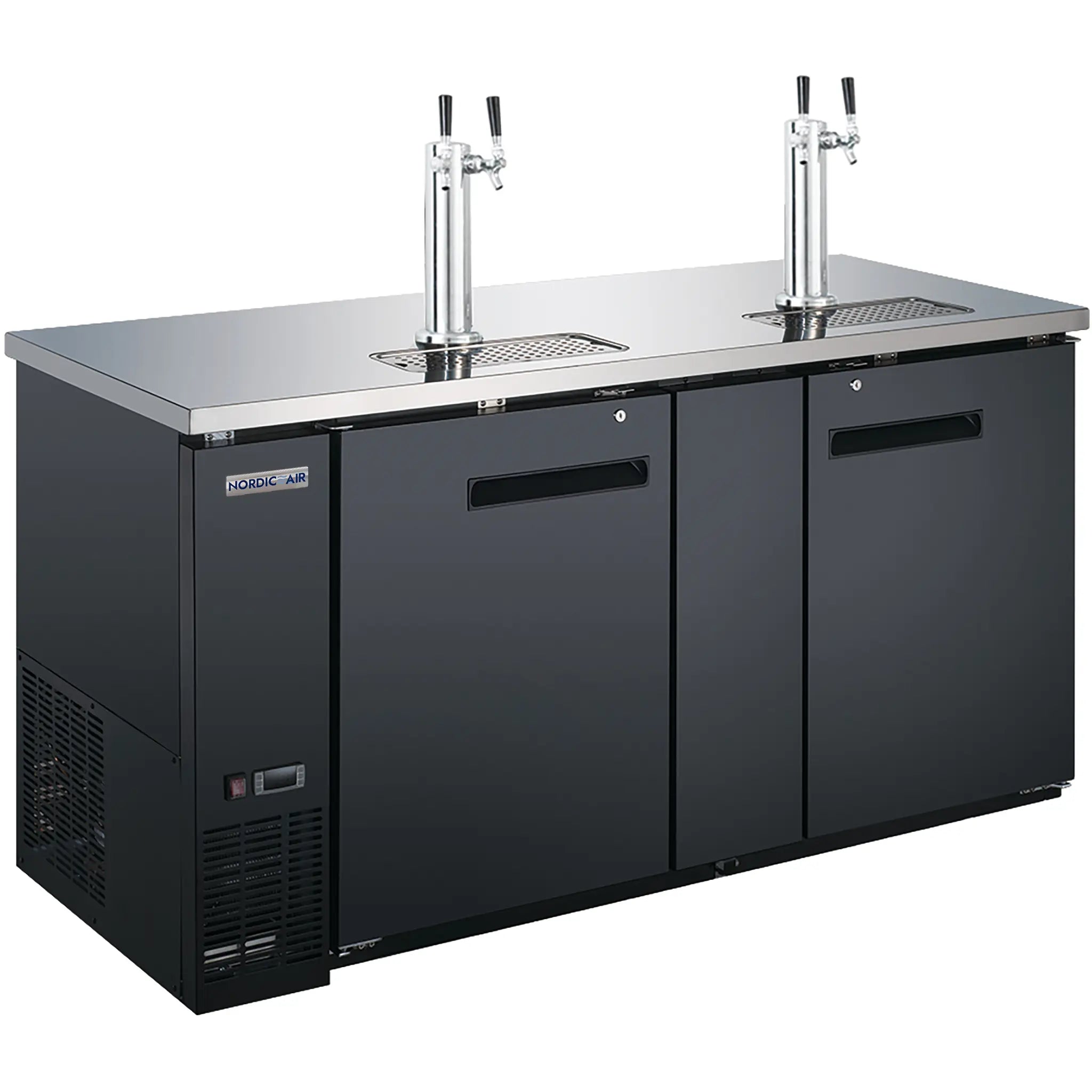 Nordic Air KGR-28-69 Double Door 69" Wide Keg Beer Dispensing Cooler-Phoenix Food Equipment