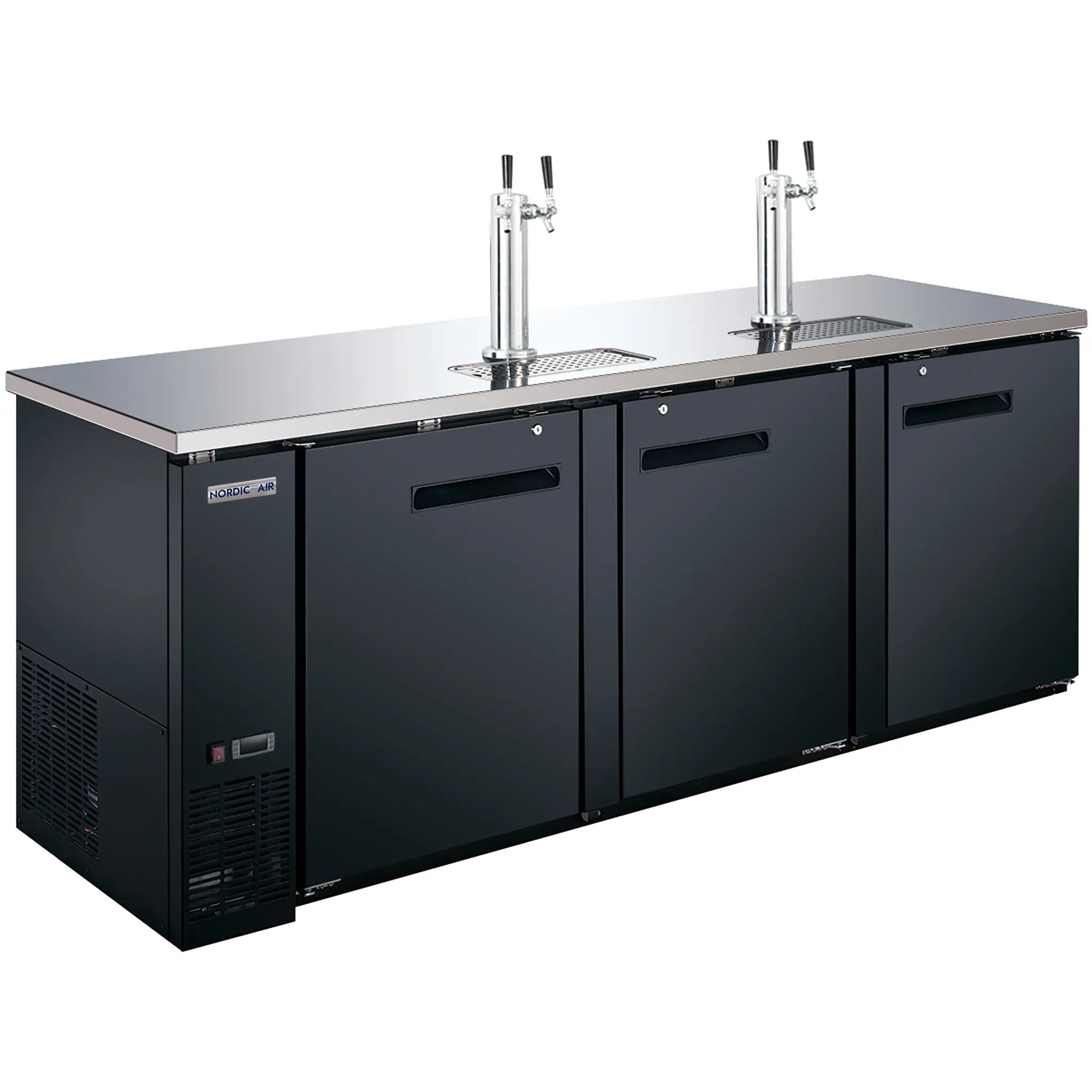 Nordic Air KGR-28-90 Triple Door 90" Wide Keg Beer Dispensing Cooler-Phoenix Food Equipment