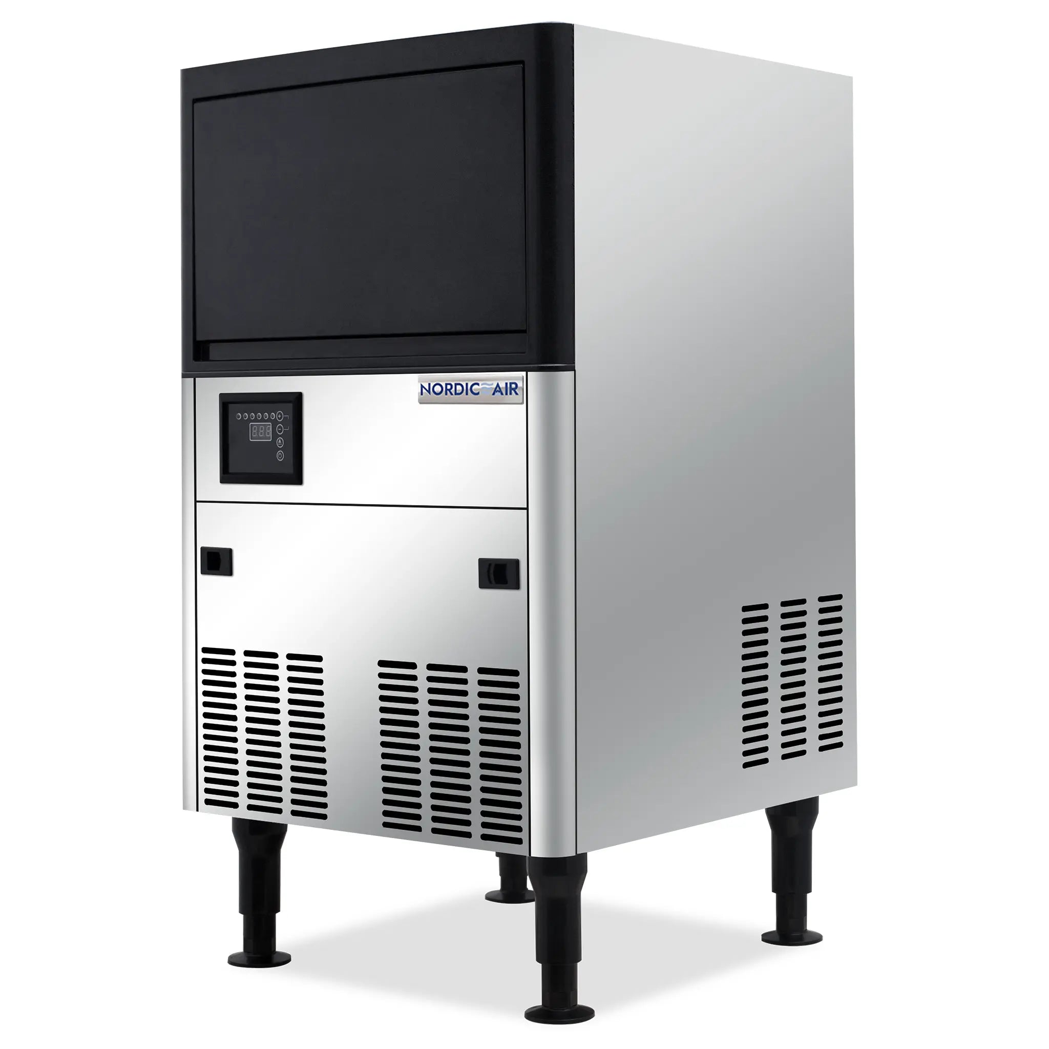 Nordic Air NIM-120C Ice Machine, Cube Shaped Ice - 120LB/24HRS, 40LBS Storage-Phoenix Food Equipment