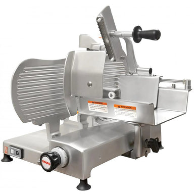 Omcan 44006 Manual Aluminum Meat Slicer - 13” Blade, 2/5 HP, Gear Drive-Phoenix Food Equipment