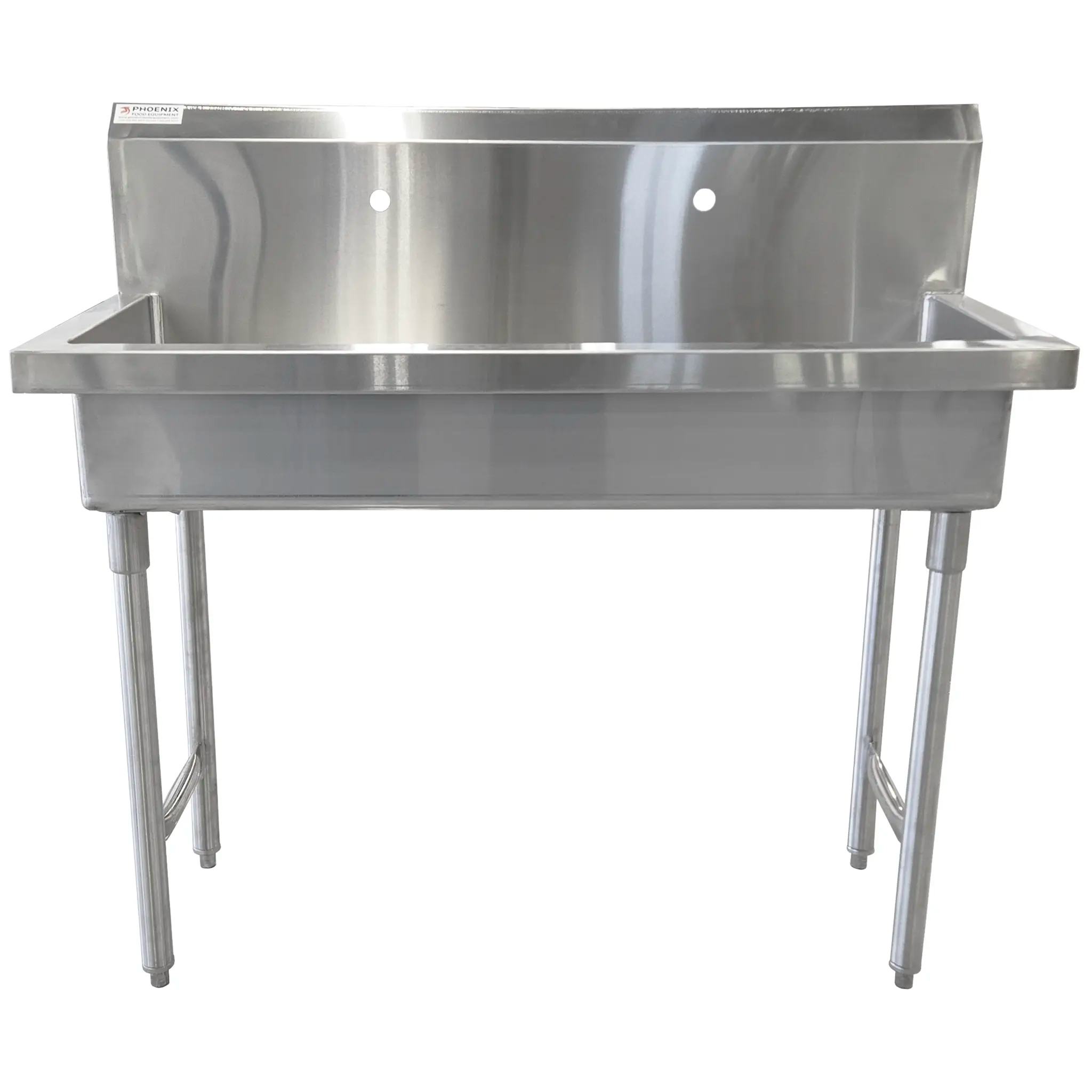 Phoenix MSH Series Free Standing Multi-Station Hand Washing Sink - Various Sizes-Phoenix Food Equipment