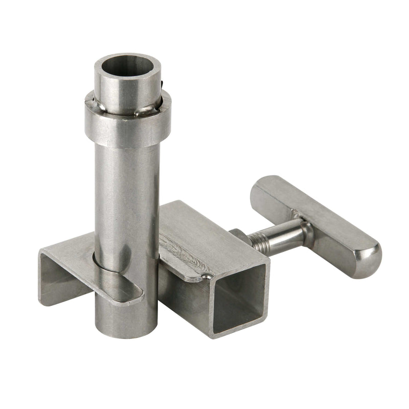 Potis GDS-MU-USS upper sliding sleeve bracket for RS-MU-GD Series broilers, stainless tube sleeve with T-handle
