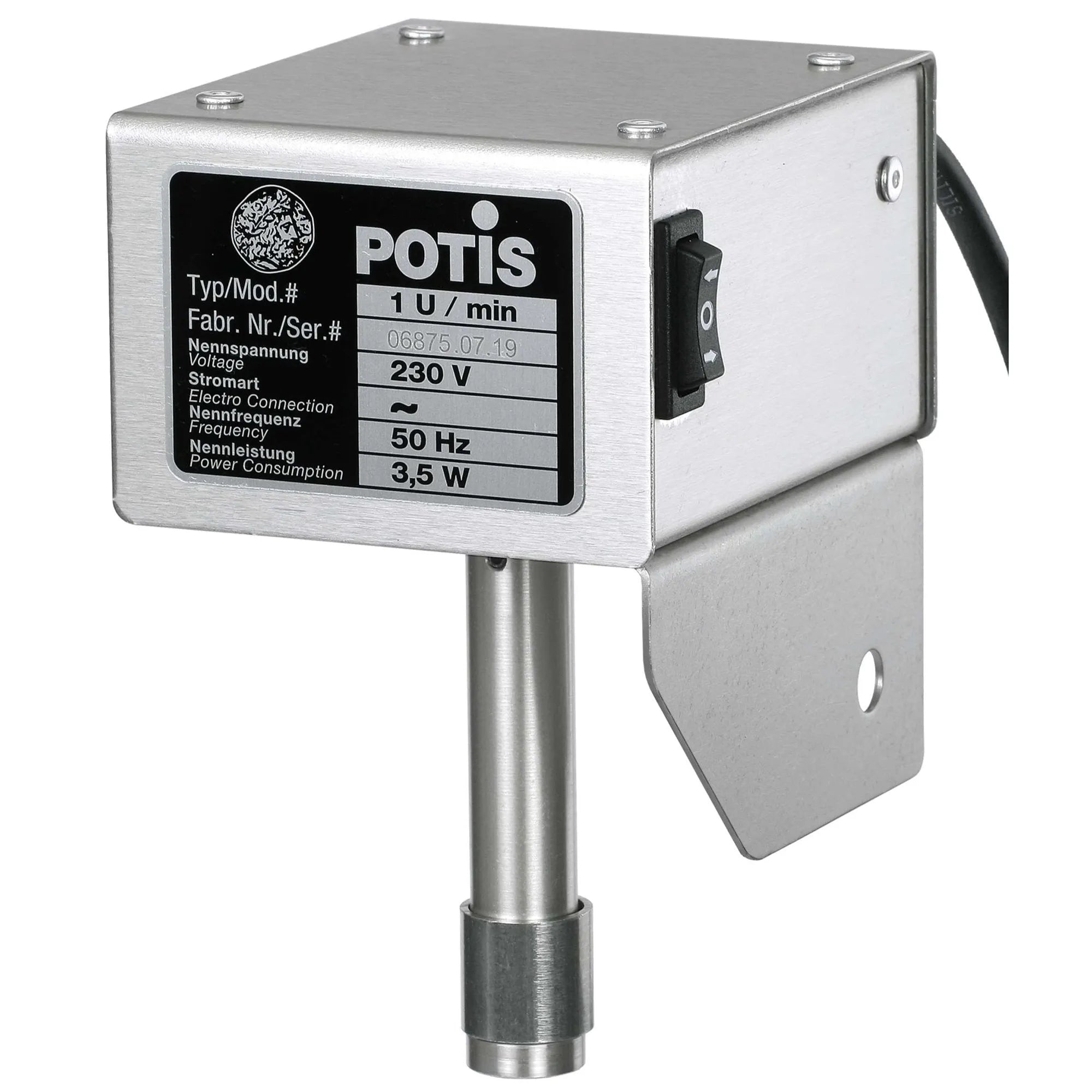 Potis GDS-TMOT Motor for Top Mounted Broilers-Phoenix Food Equipment