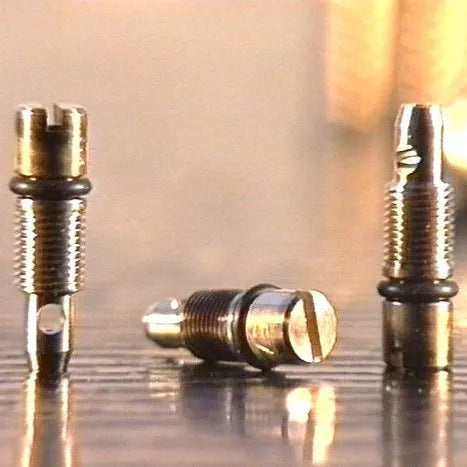 Potis propane conversion kit, close-up of brass gas nozzles and orifice fittings for shawarma broilers