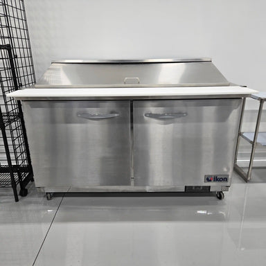 **SCRATCH & DENT** Ikon ISP61M Double Door 61" Refrigerated Mega Top Sandwich Prep Table-Phoenix Food Equipment