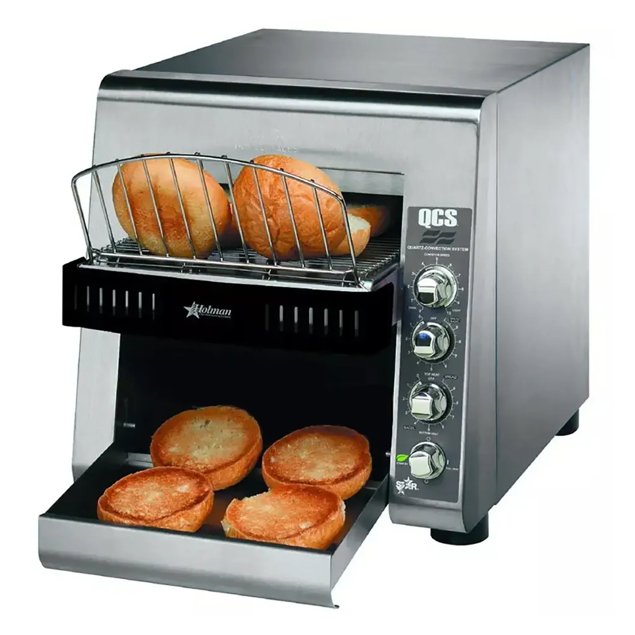 Star-Holman QCS2-600H Compact Conveyor Toaster - 208V, 3" Opening, 600 Slices/HR-Phoenix Food Equipment