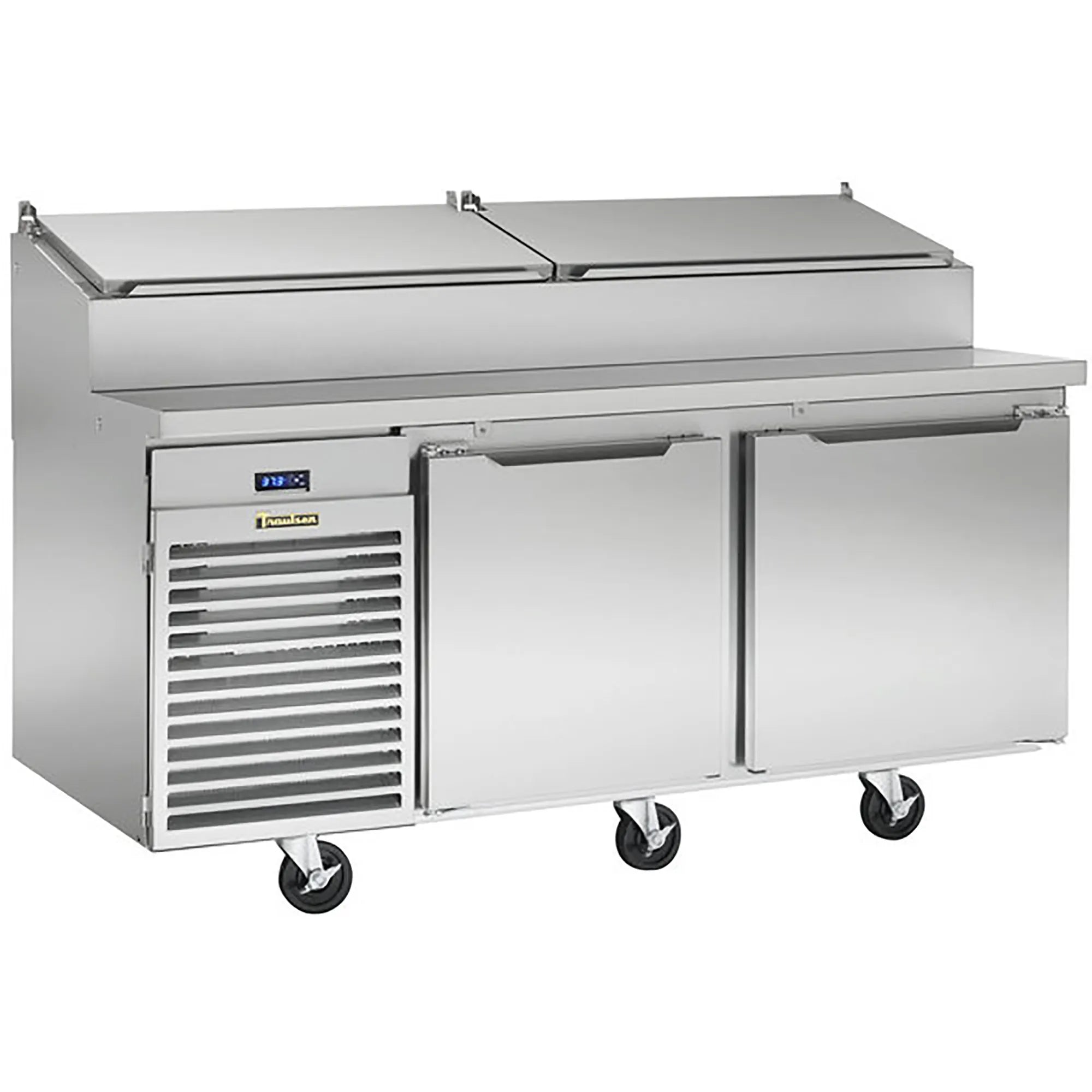 Traulsen TS066HT Double Door 66" Refrigerated Pizza Prep Table-Phoenix Food Equipment