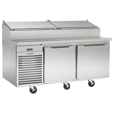 Traulsen TS072HT Double Door 72" Refrigerated Pizza Prep Table-Phoenix Food Equipment