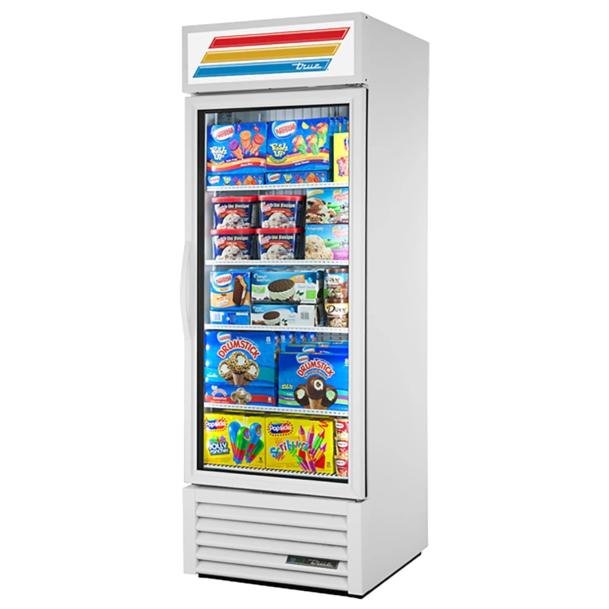 True GDM-23F-HC~TSL01 Single Door 27" Wide Display Freezer-Phoenix Food Equipment