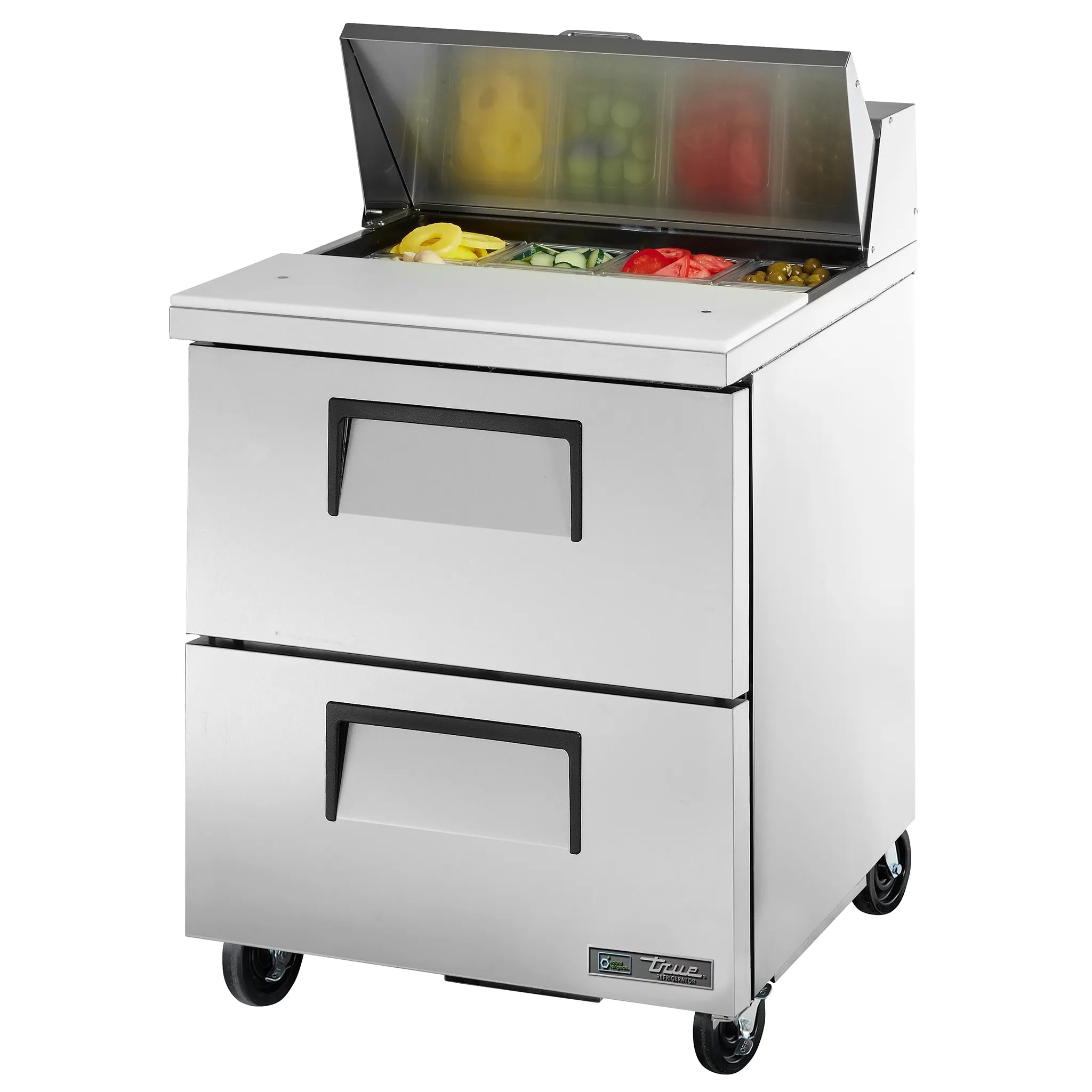 True TSSU-27-08-HC Single Door 27" Refrigerated Sandwich Prep Table - Various Configurations-Phoenix Food Equipment