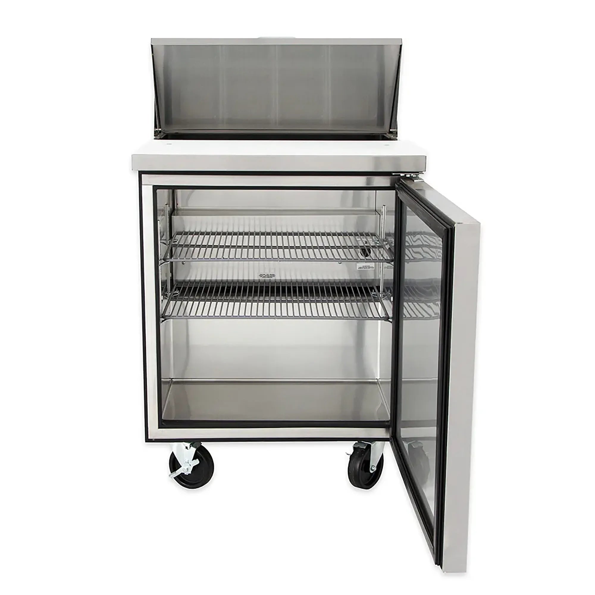 True TSSU-27-08-HC Single Door 27" Refrigerated Sandwich Prep Table - Various Configurations-Phoenix Food Equipment